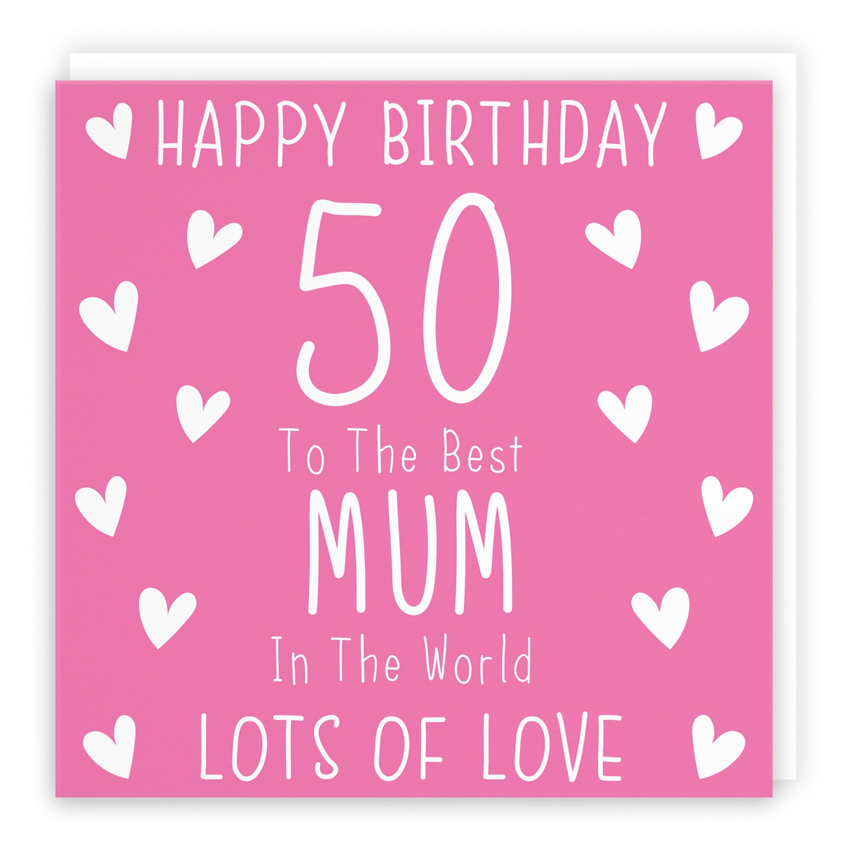 50th Mum Birthday Card Iconic - Default Title (B09Q7M23WW)