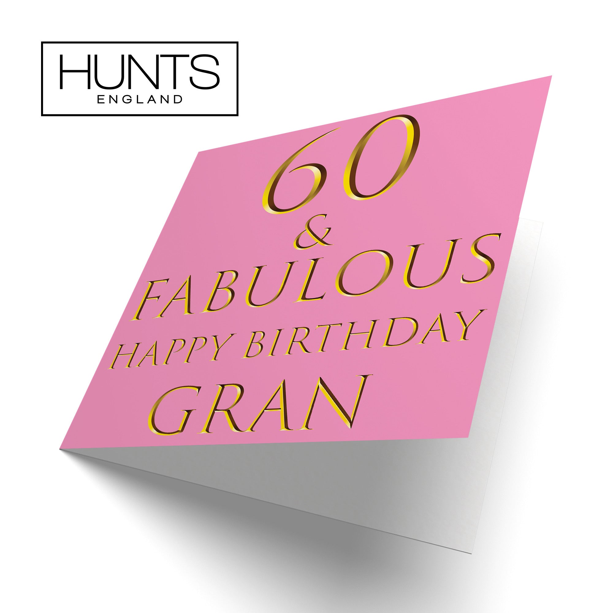 60th Gran Birthday Card Fabulous - Default Title (B09Q7MKGY8)