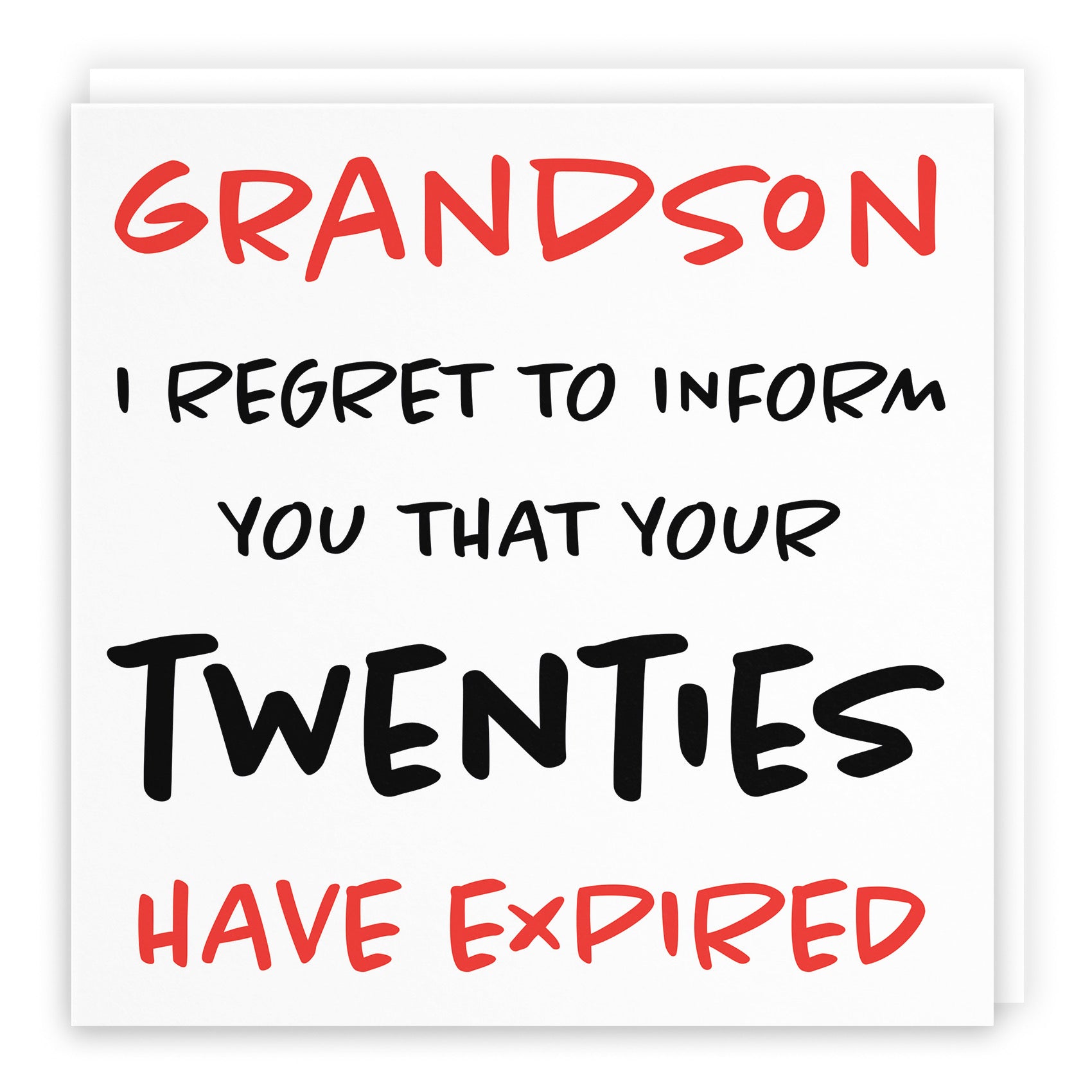 30th Grandson Birthday Card Retro - Default Title (B09Q7N8FVN)