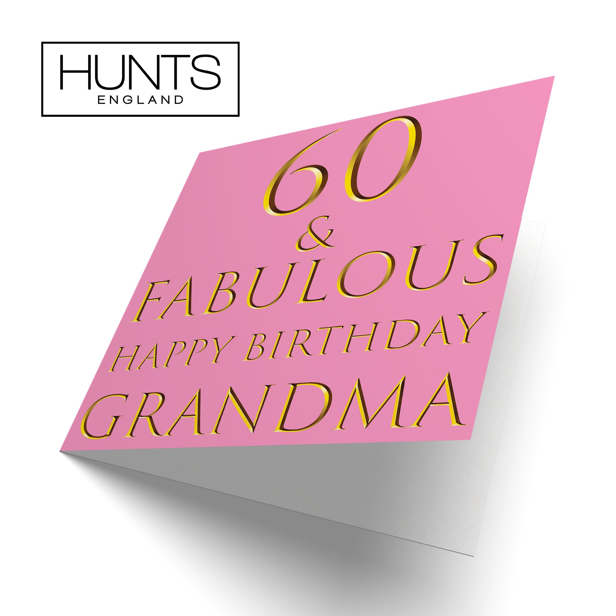 60th Grandma Birthday Card Fabulous - Default Title (B09Q7NG6FN)