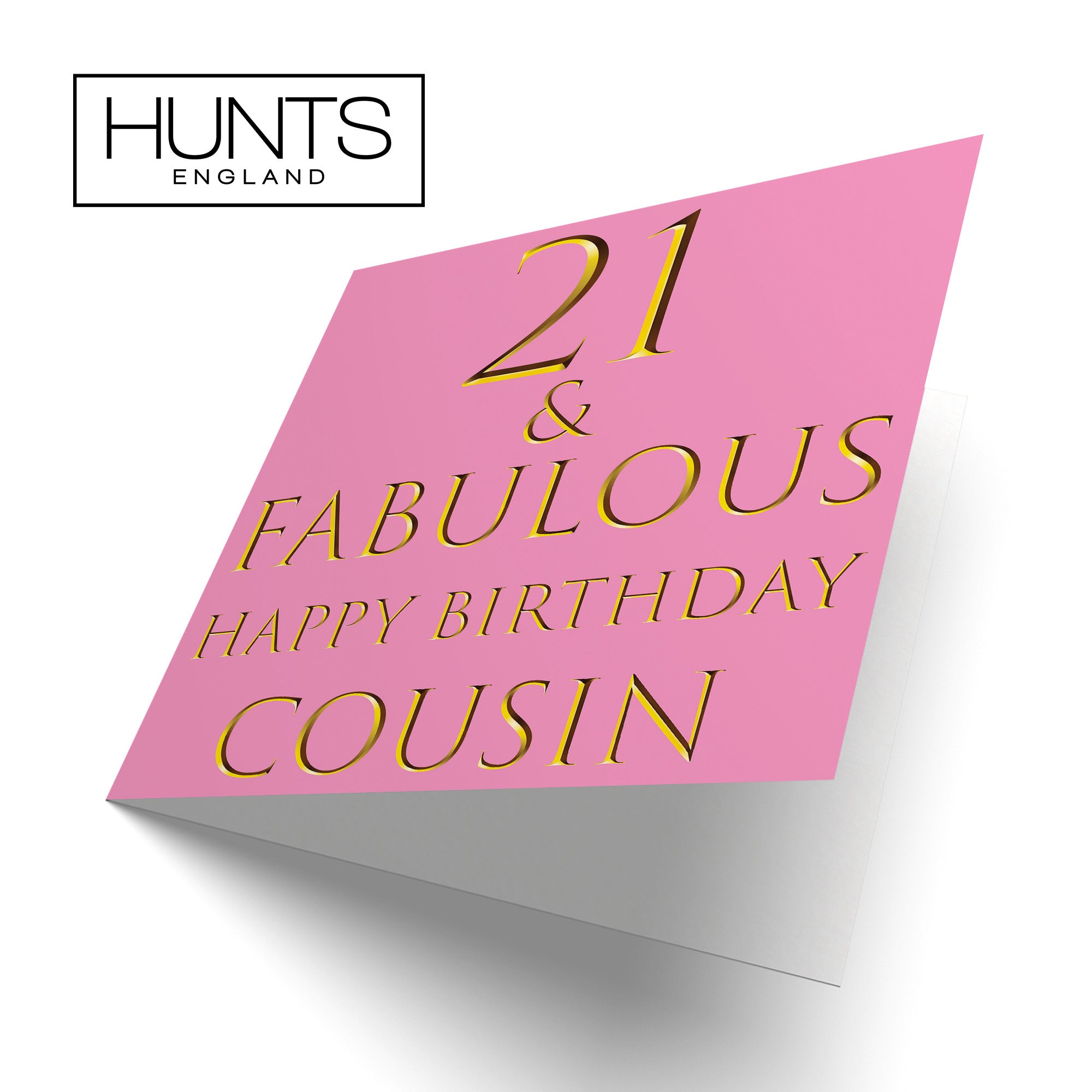 21st Cousin Birthday Card Fabulous - Default Title (B09Q7NXD2C)