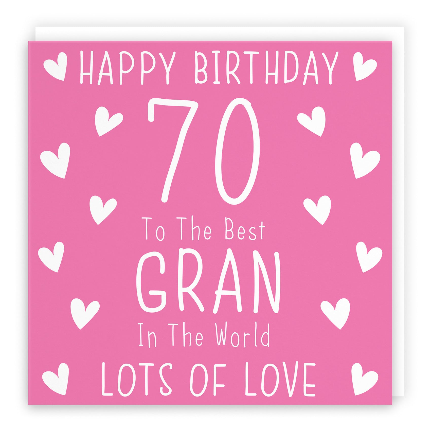 70th Gran Birthday Card Iconic - Default Title (B09Q7QHLP6)
