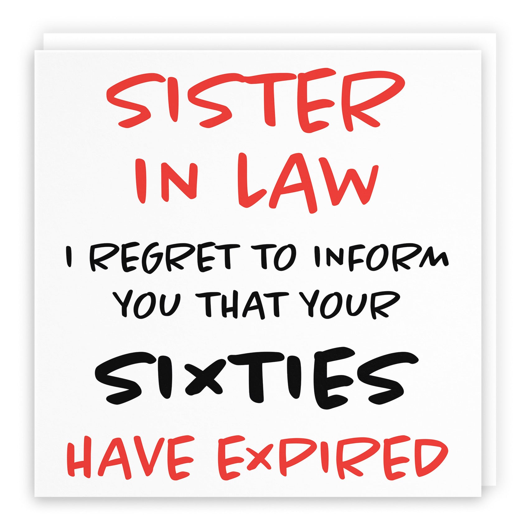 70th Sister In Law Birthday Card Retro - Default Title (B09Q7QRHP7)