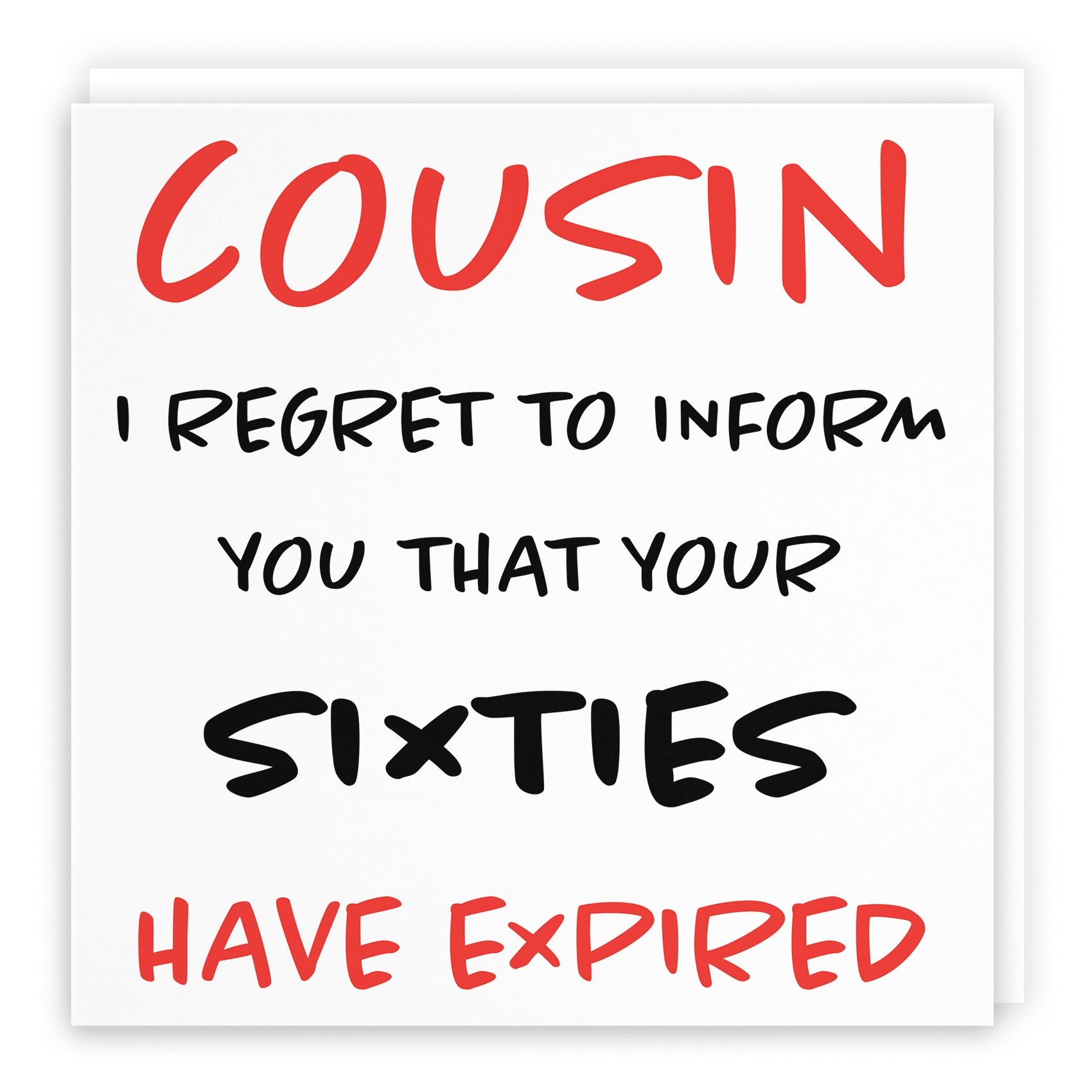 70th Cousin Birthday Card Retro - Default Title (B09Q7RDX8M)