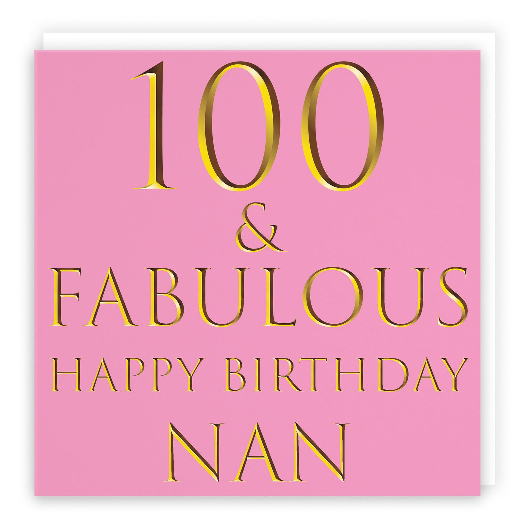 100th Nan Birthday Card Still Totally Fabulous - Default Title (B09RSN23Q8)