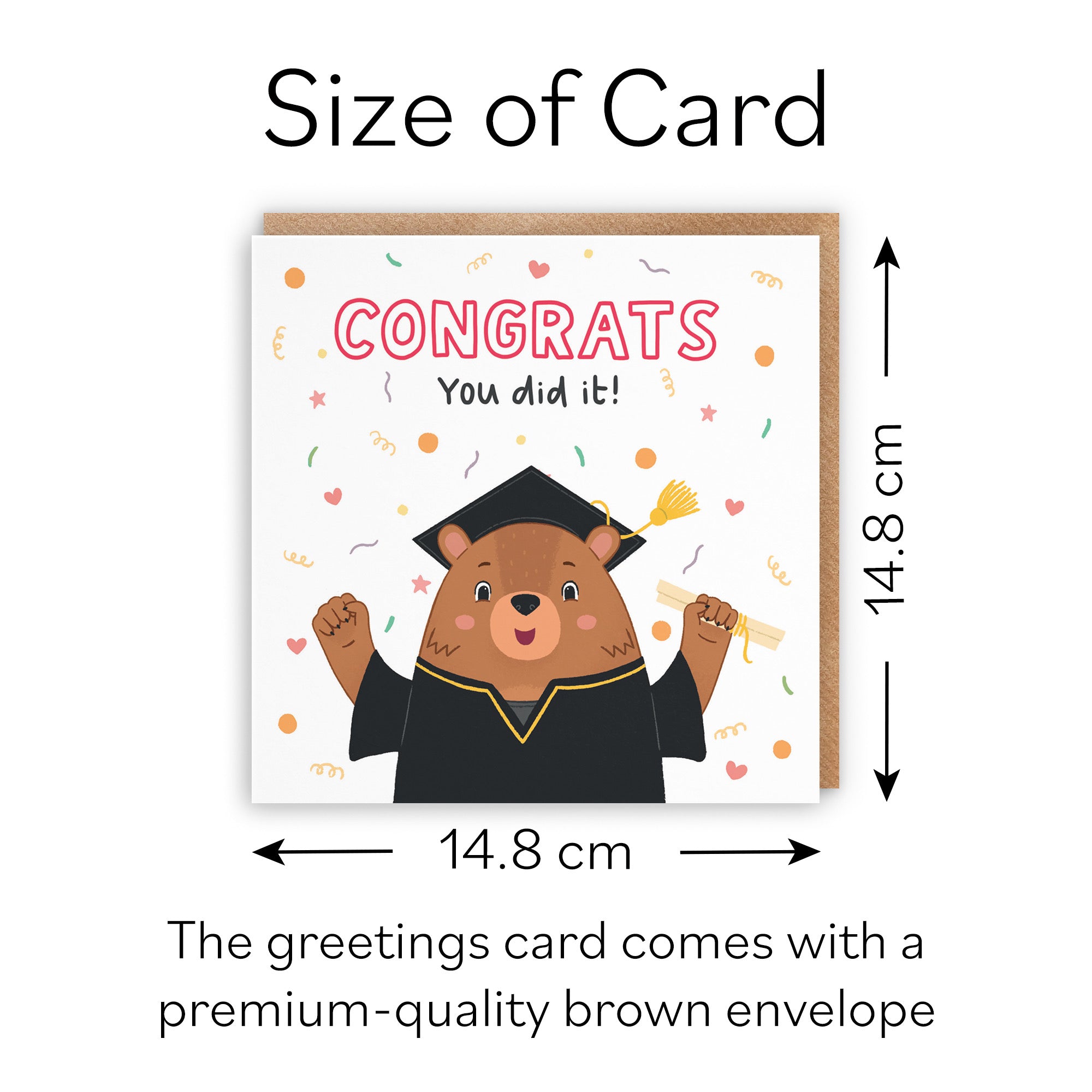 Graduation Bears Card - Default Title (B0B52KMB37)