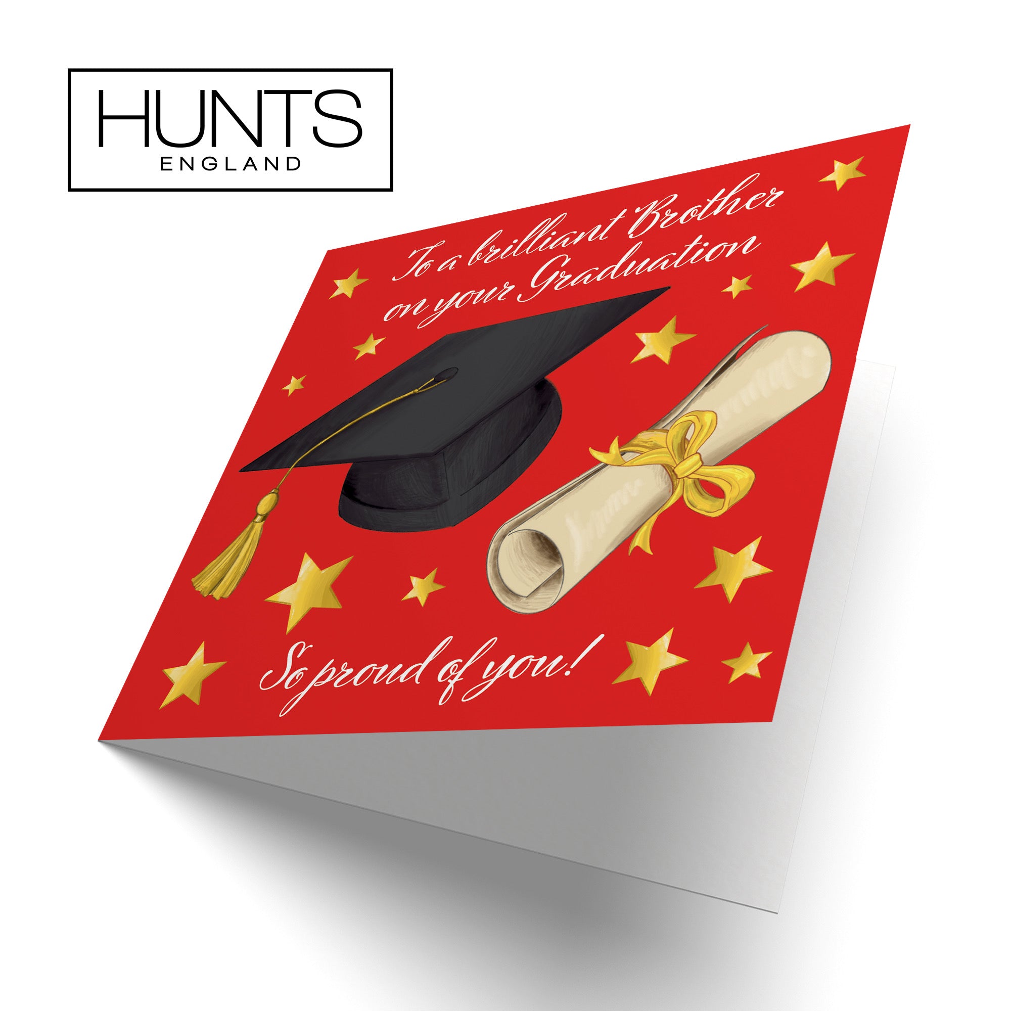Brother Graduation Congratulations Card Stars - Default Title (B0B52M2WMK)