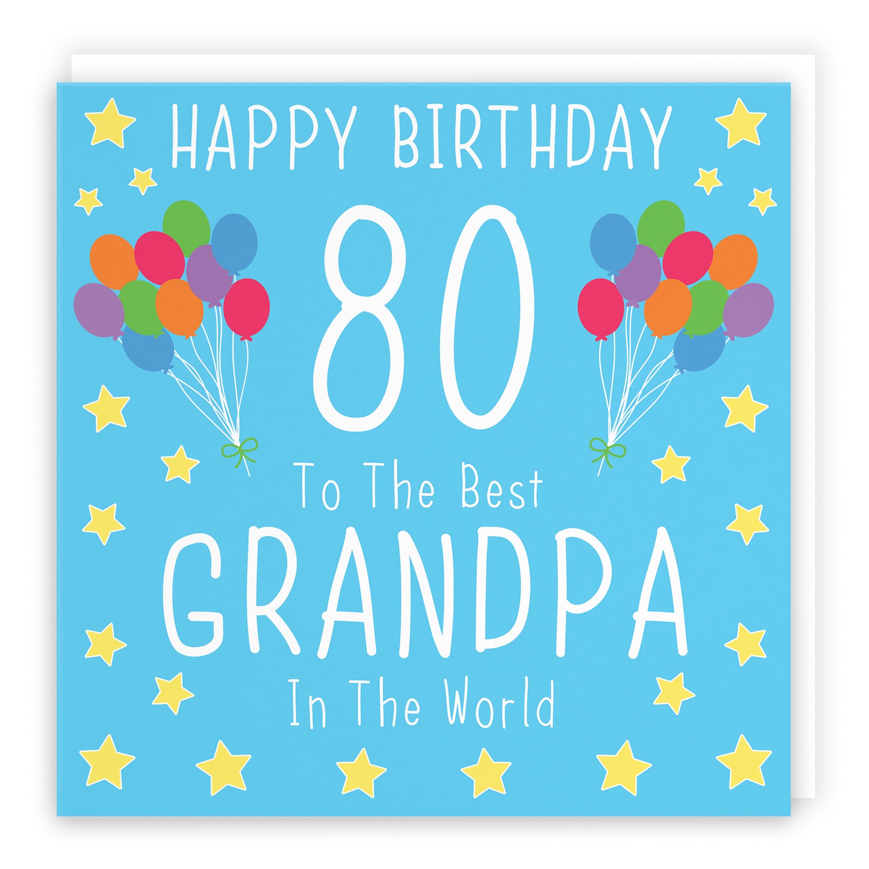 Large Grandpa 80th Birthday Card Iconic - Default Title (B0B69TNKCG)