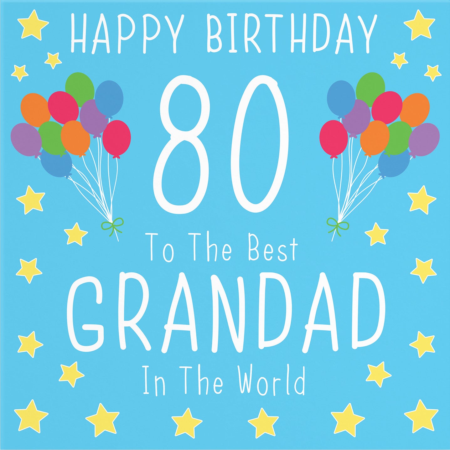 Large Grandad 80th Birthday Card Iconic - Default Title (B0B69TPWSB)