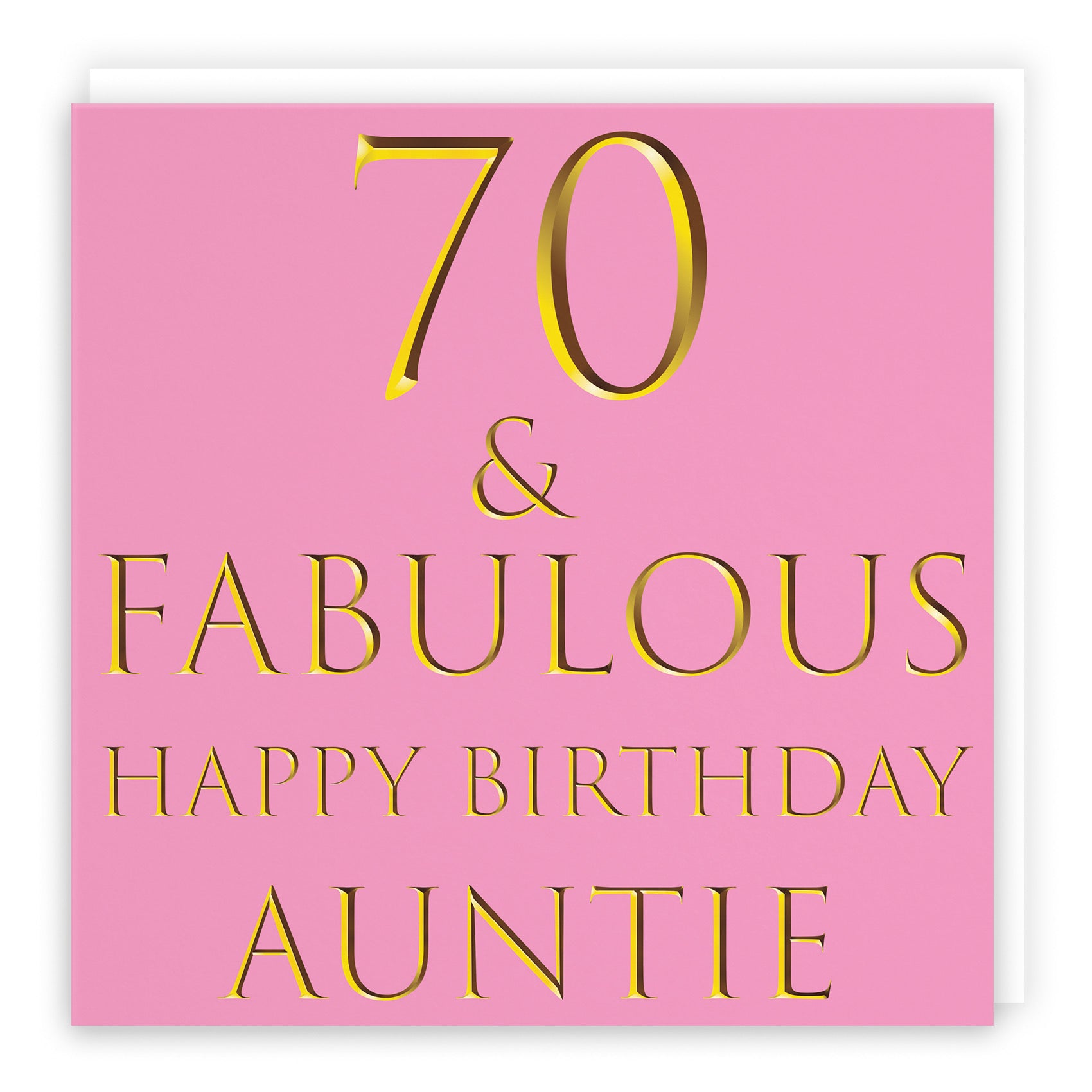 Large Auntie 70th Birthday Card Still Totally Fabulous - Default Title (B0BBMVW45J)