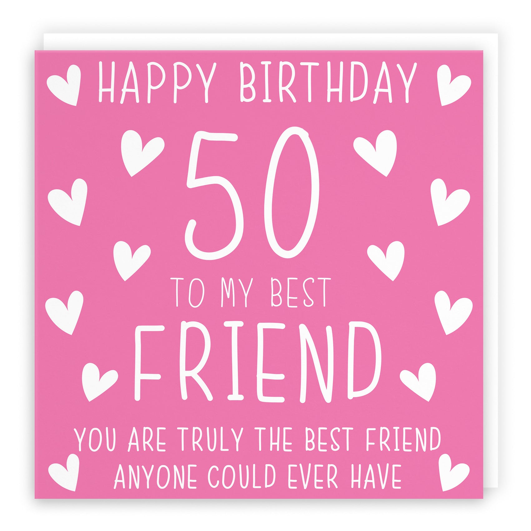 Large Friend 50th Birthday Card Iconic - Default Title (B0BBMXNLTG)