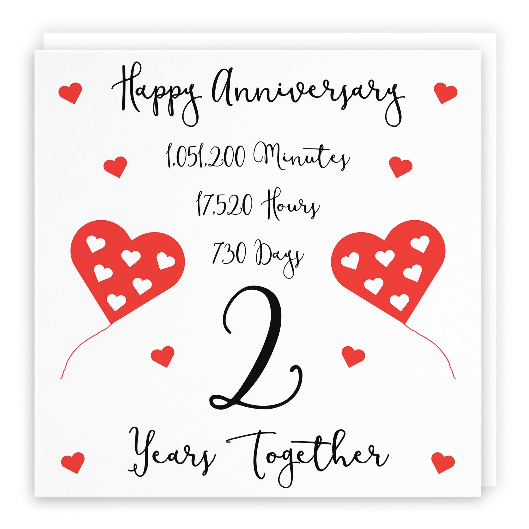 Large 2nd Anniversary Card Timeless - Default Title (B0BBRSHL9G)