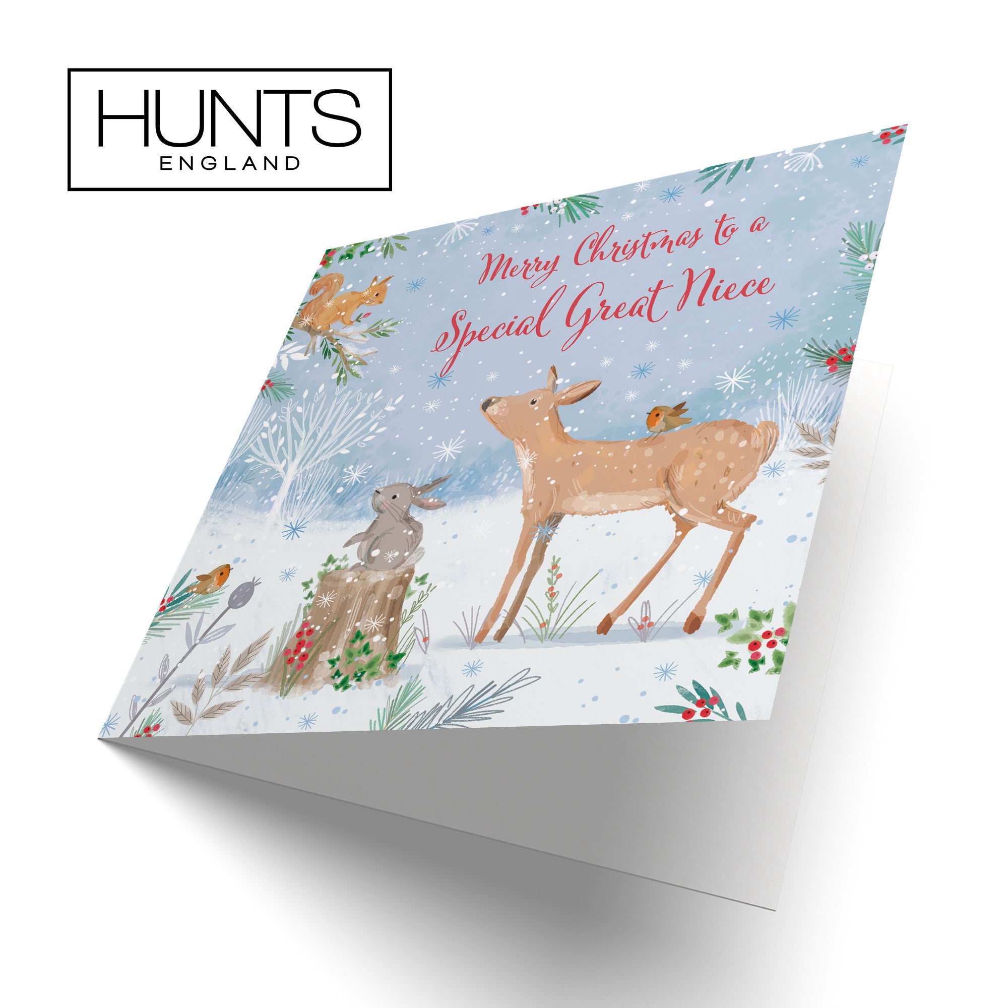 Great Niece Cute Deer Christmas Card Nature's Treasures - Default Title (B0CMJ9SPHZ)