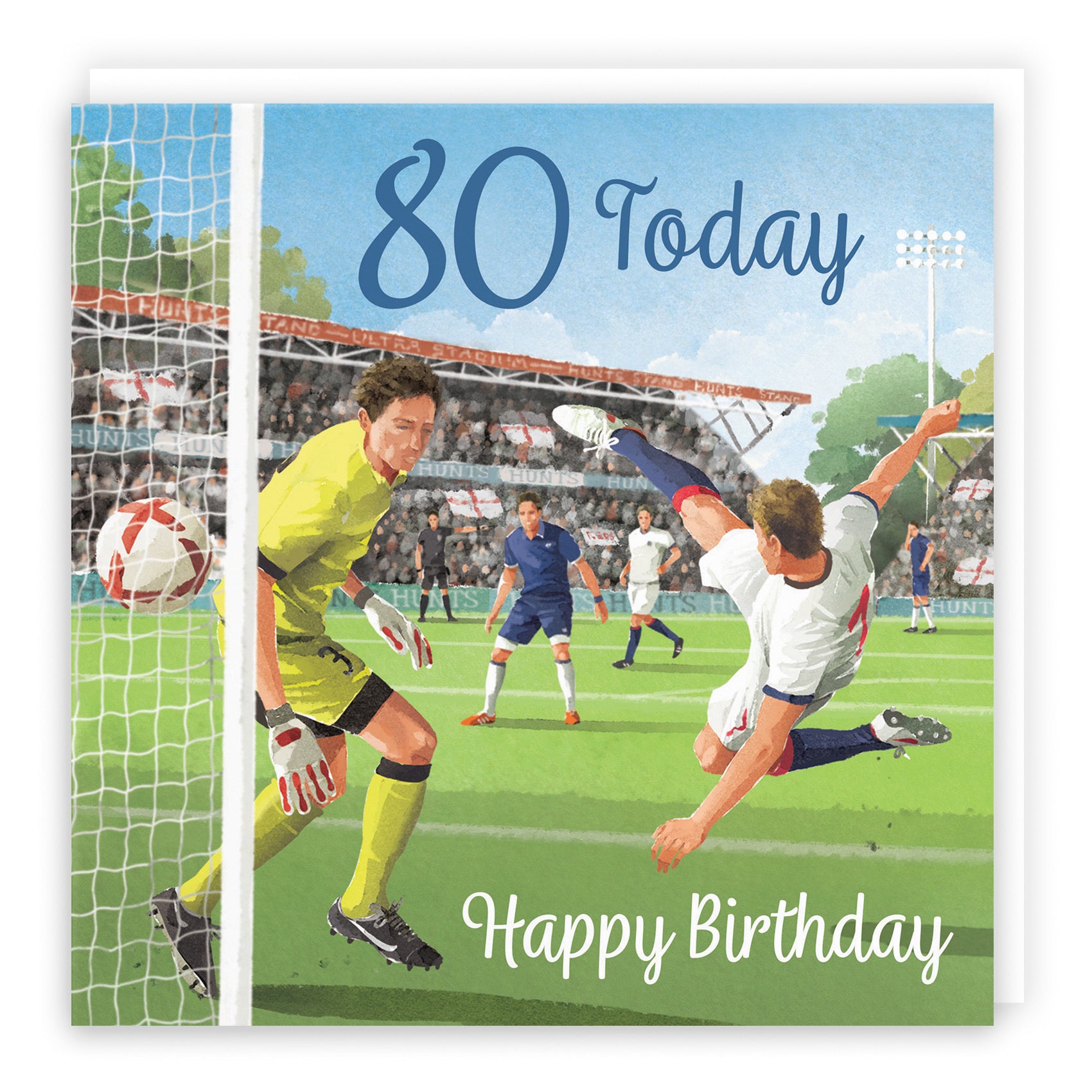 Football 80th Birthday Card Milo's Gallery - Default Title (B0CNXXJXD5)