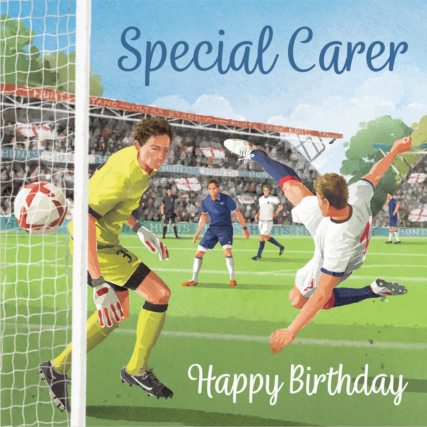 Carer Football Birthday Card Milo's Gallery - Default Title (B0CNXXLPLC)
