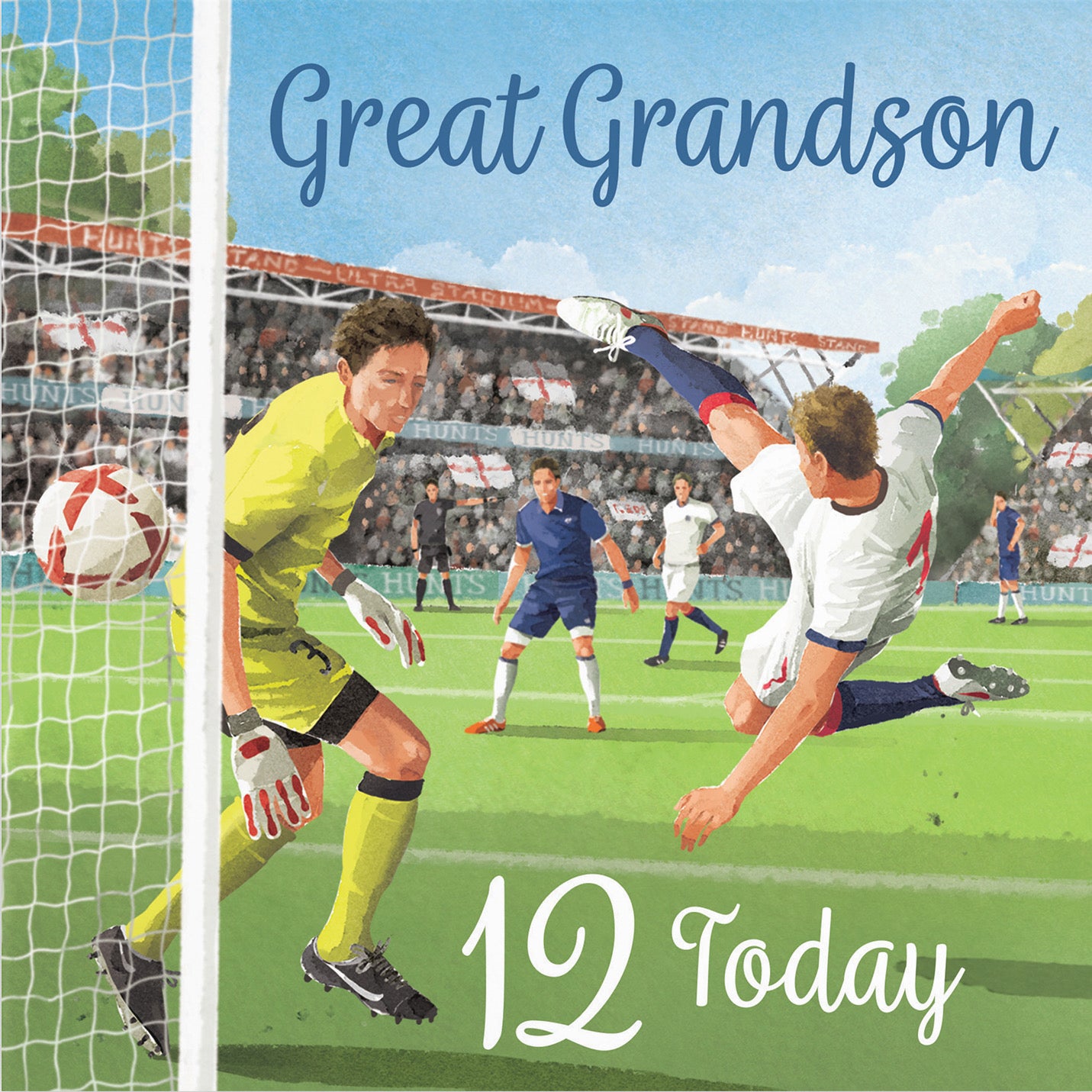 12th Great Grandson Football Birthday Card Milo's Gallery - Default Title (B0CNXXVNSD)