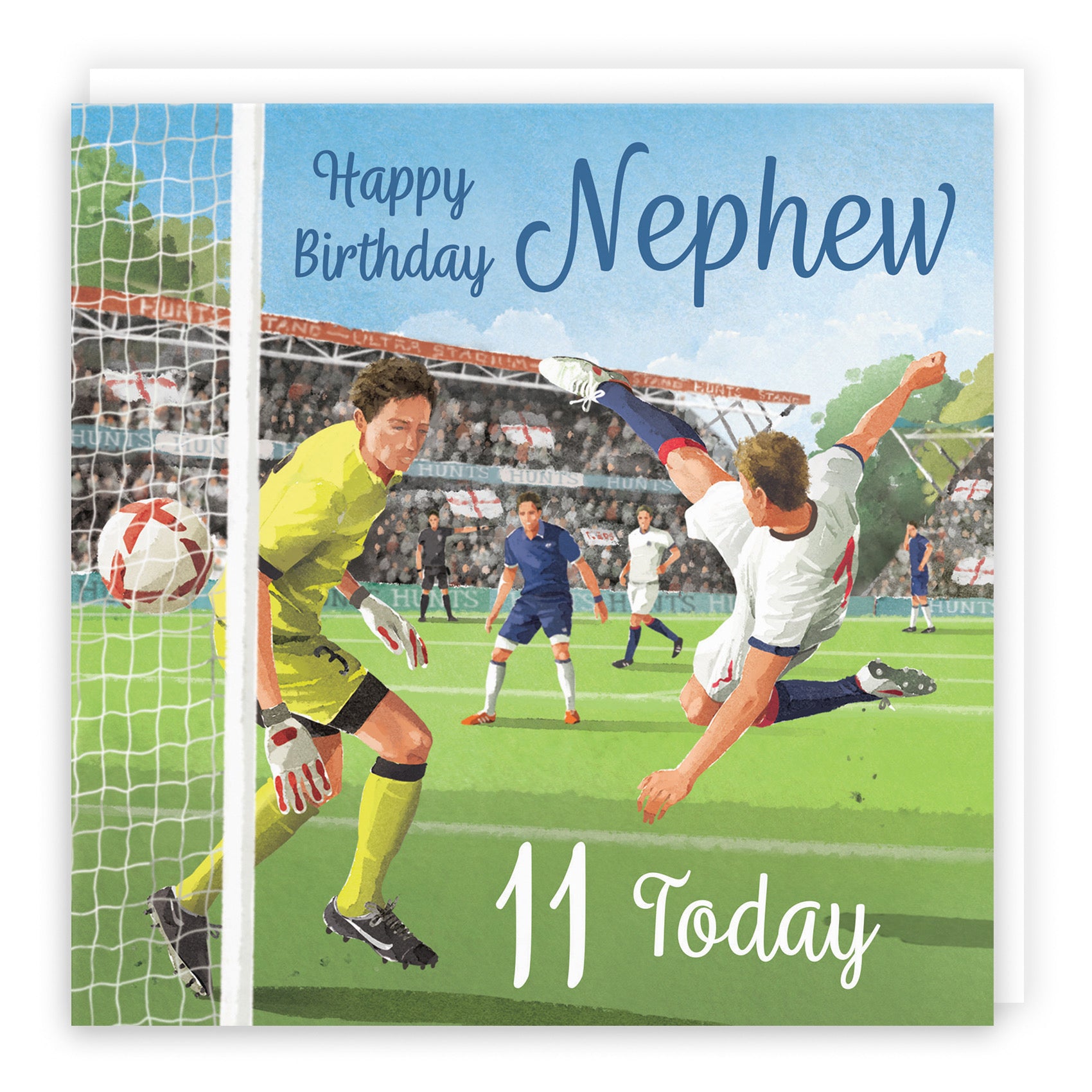 11th Nephew Football Birthday Card Milo's Gallery - Default Title (B0CNXY3F72)