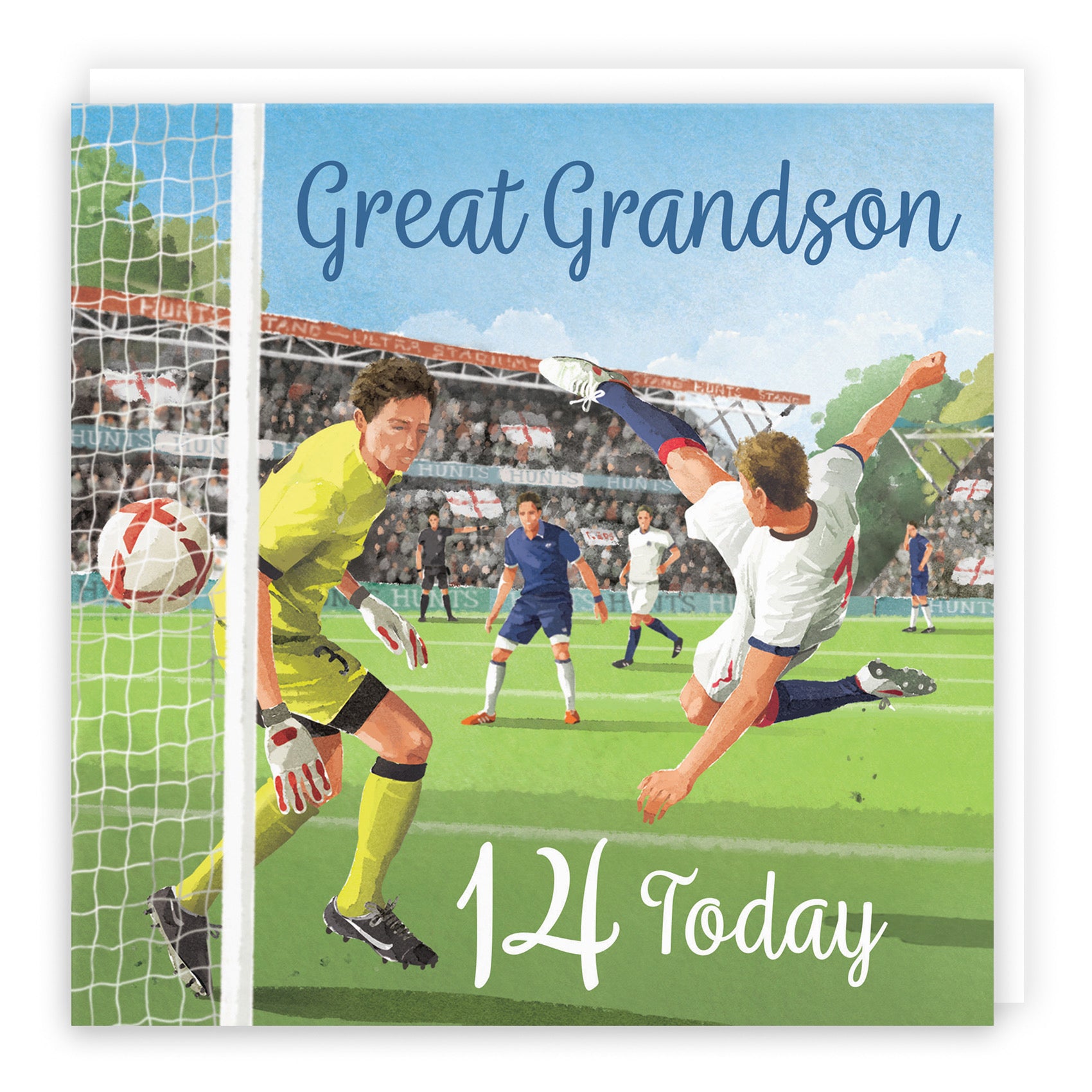 14th Great Grandson Football Birthday Card Milo's Gallery - Default Title (B0CNXZ83TC)