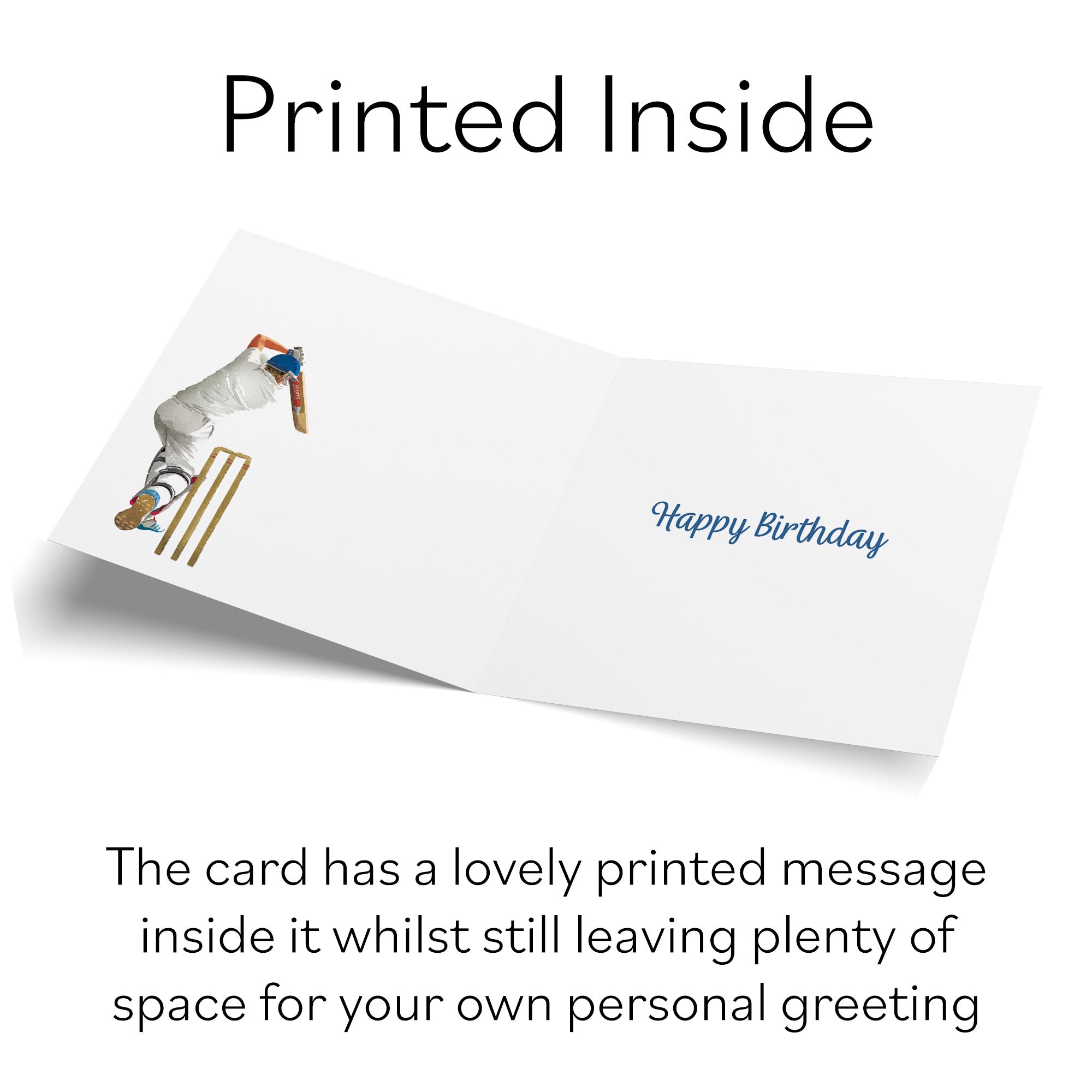 17th Nephew Cricket Birthday Card Milo's Gallery - Default Title (B0CPMD1KMX)