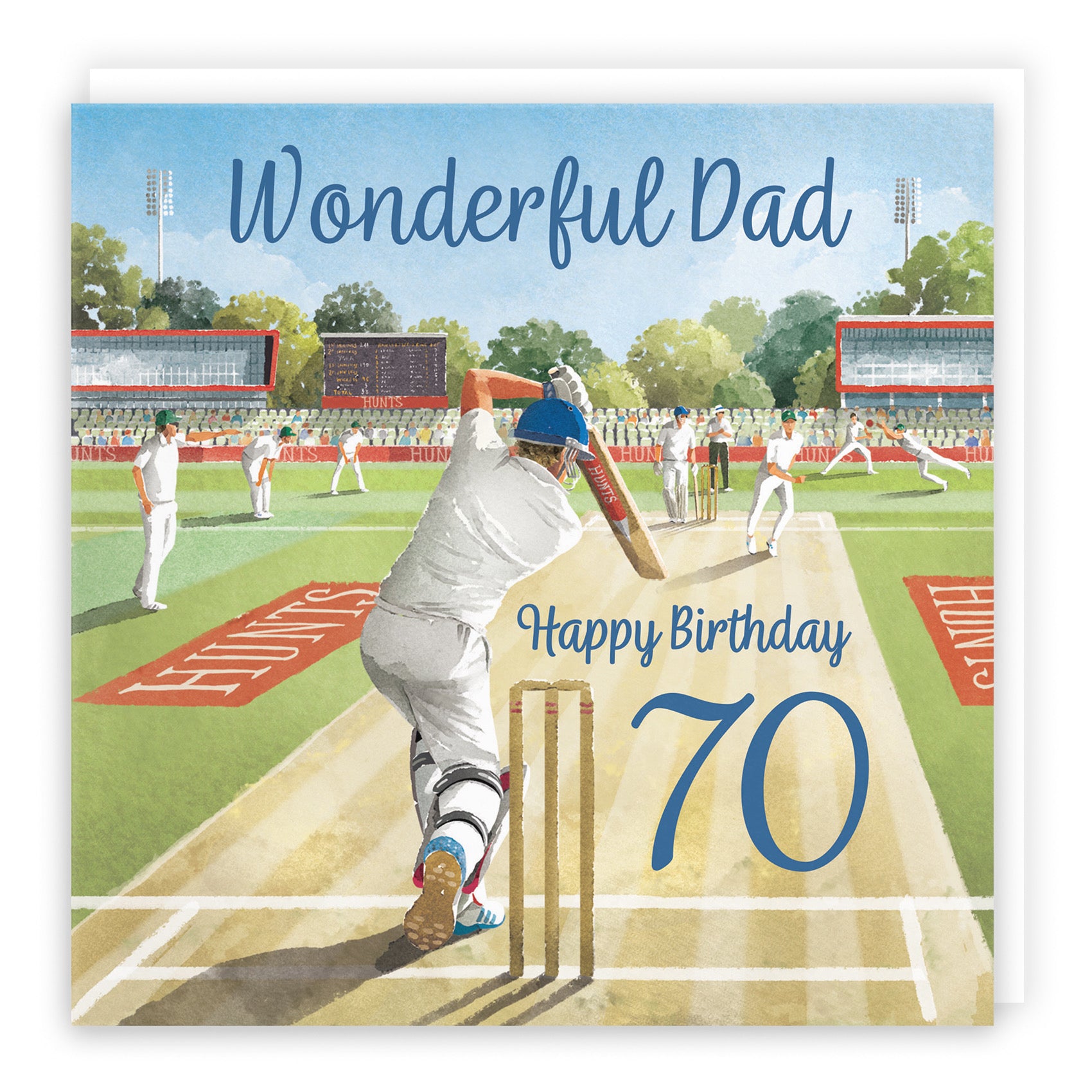 70th Dad Cricket Birthday Card Milo's Gallery - Default Title (B0CPMD9KY9)