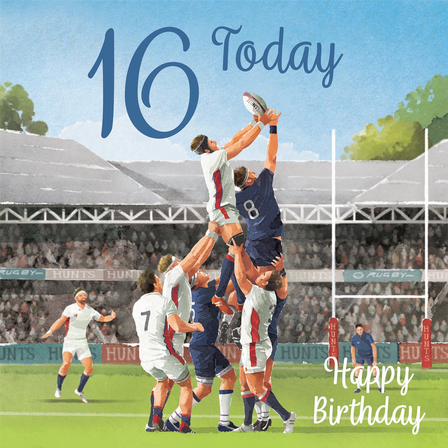 Rugby 16th Birthday Card Milo's Gallery - Default Title (B0CPR15LN8)