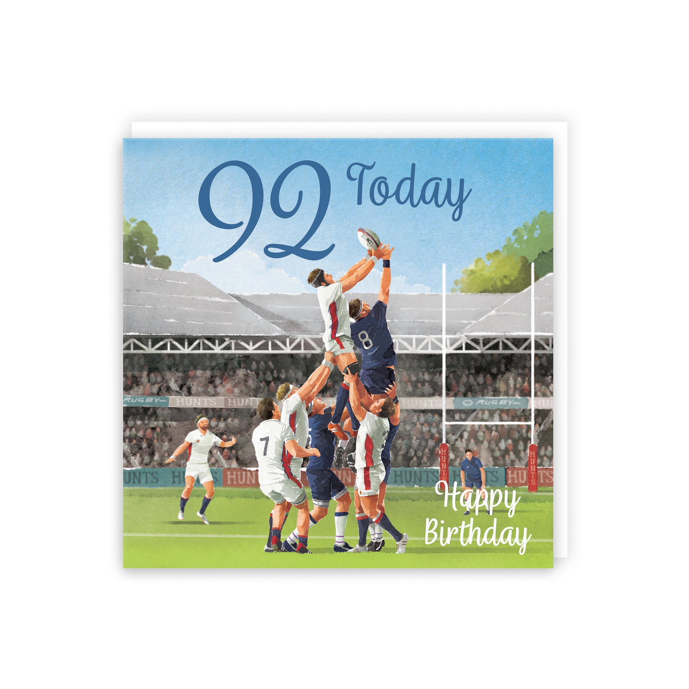Rugby 92nd Birthday Card Milo's Gallery - Default Title (B0CPR5WDB3)