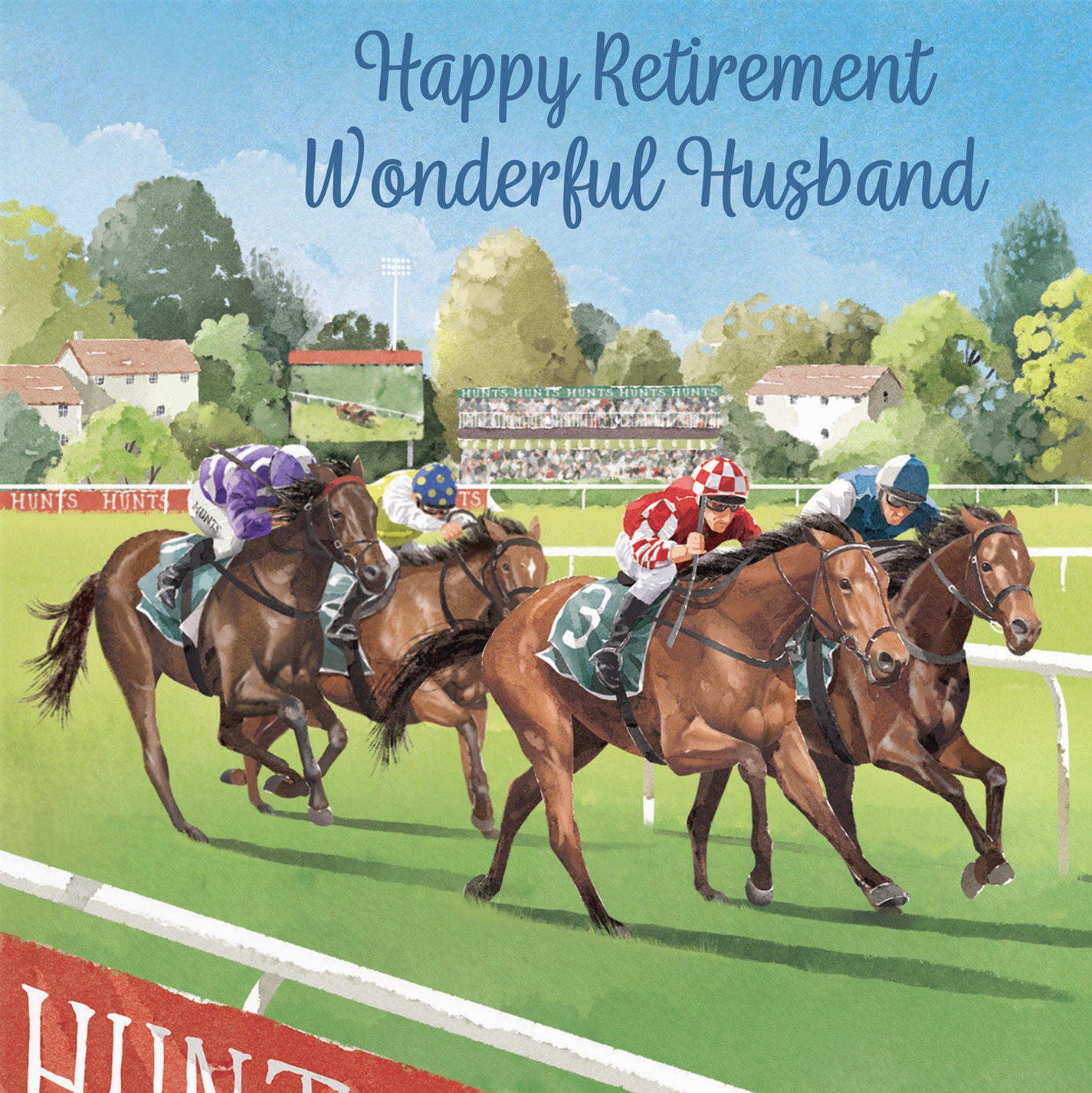 Husband Horse Racing Retirement Card Milo's Gallery - Default Title (B0CPWV2LV1)