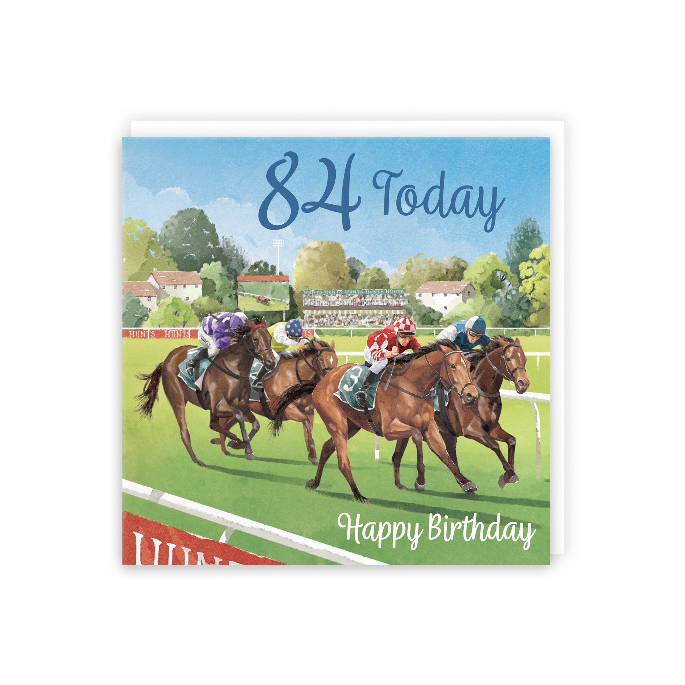 Horse Racing 84th Birthday Card Milo's Gallery - Default Title (B0CPWVRVMZ)