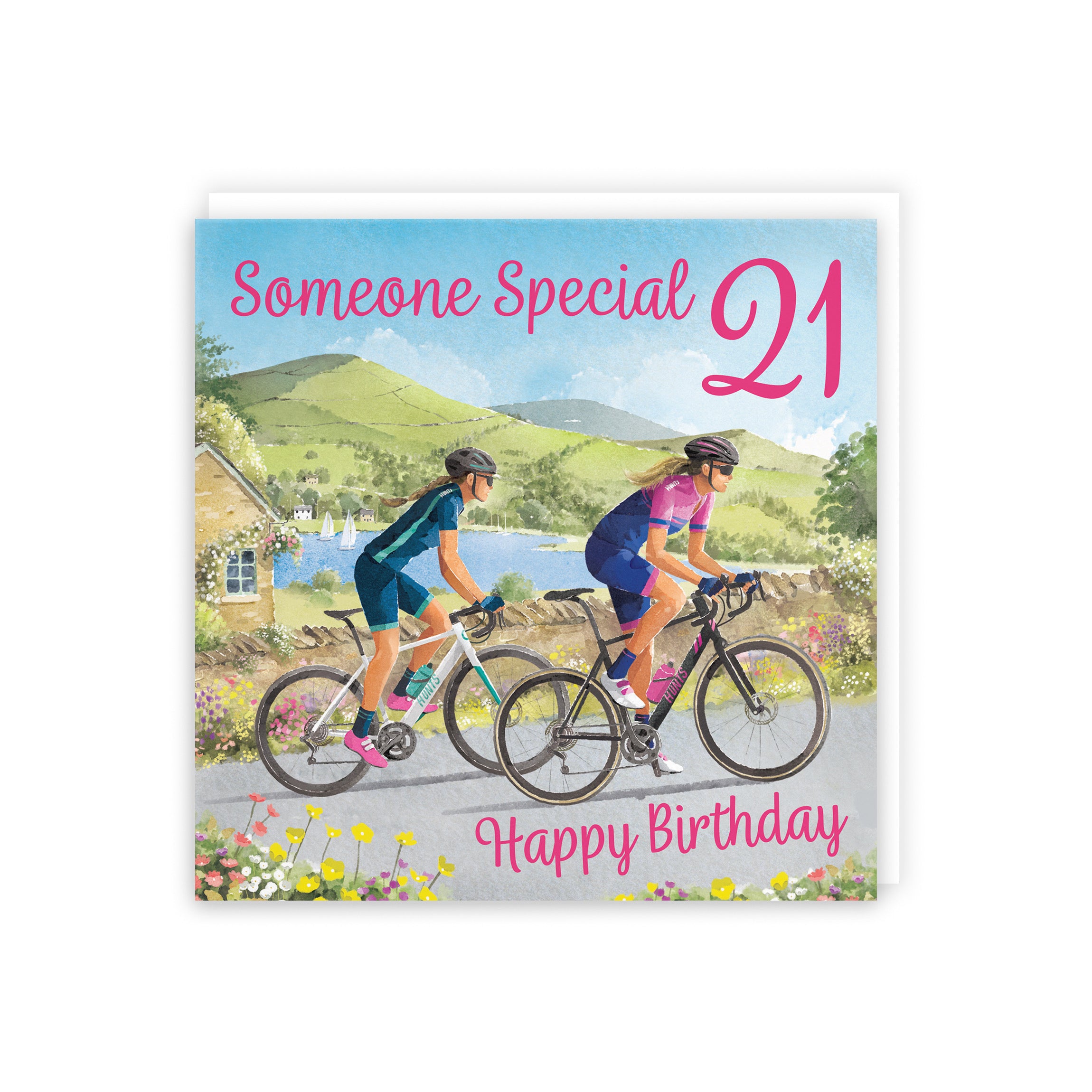 21st Someone Special Women's Cycling Birthday Card Milo's Gallery - Default Title (B0CQZ5LJML)