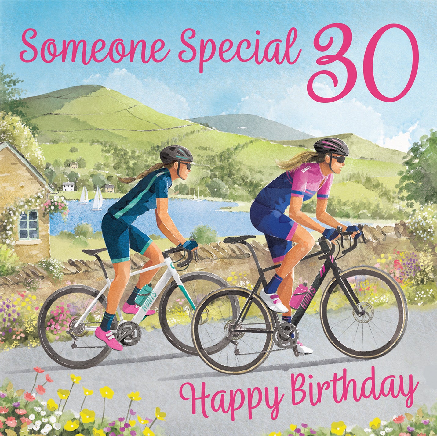 30th Someone Special Women's Cycling Birthday Card Milo's Gallery - Default Title (B0CQZ5LKQM)