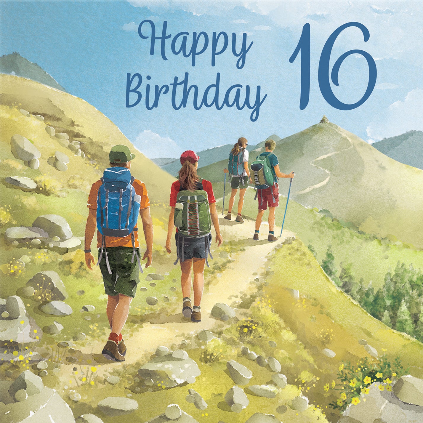 Walking 16th Birthday Card Milo's Gallery - Default Title (B0CR1SWWDX)