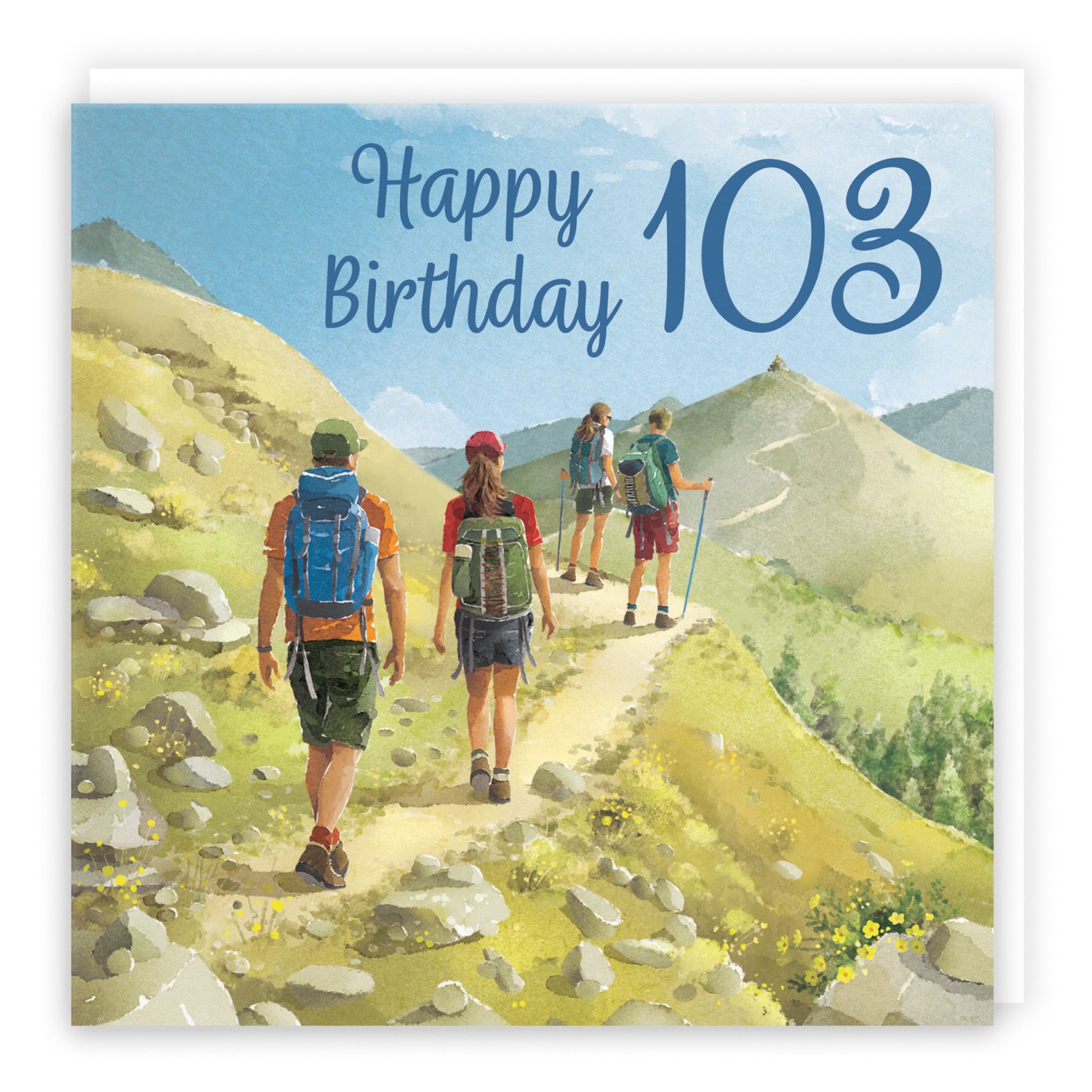Walking 103rd Birthday Card Milo's Gallery - Default Title (B0CR1SX4PJ)