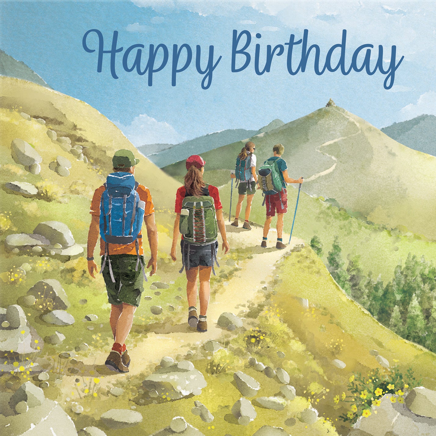 Walking Birthday Card Milo's Gallery - Default Title (B0CR1T72F8)