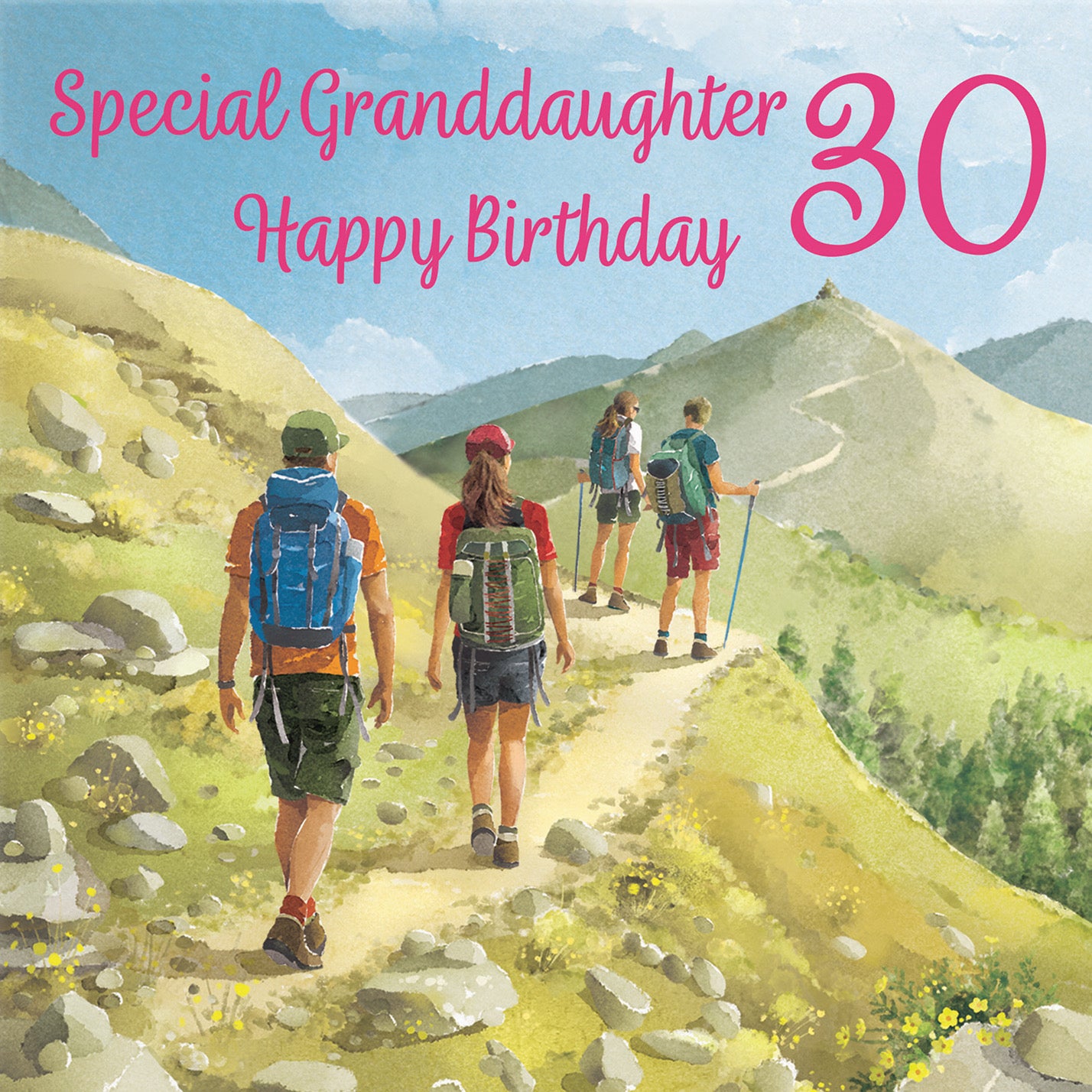 30th Granddaughter Walking Birthday Card Milo's Gallery - Default Title (B0CR1V58FL)