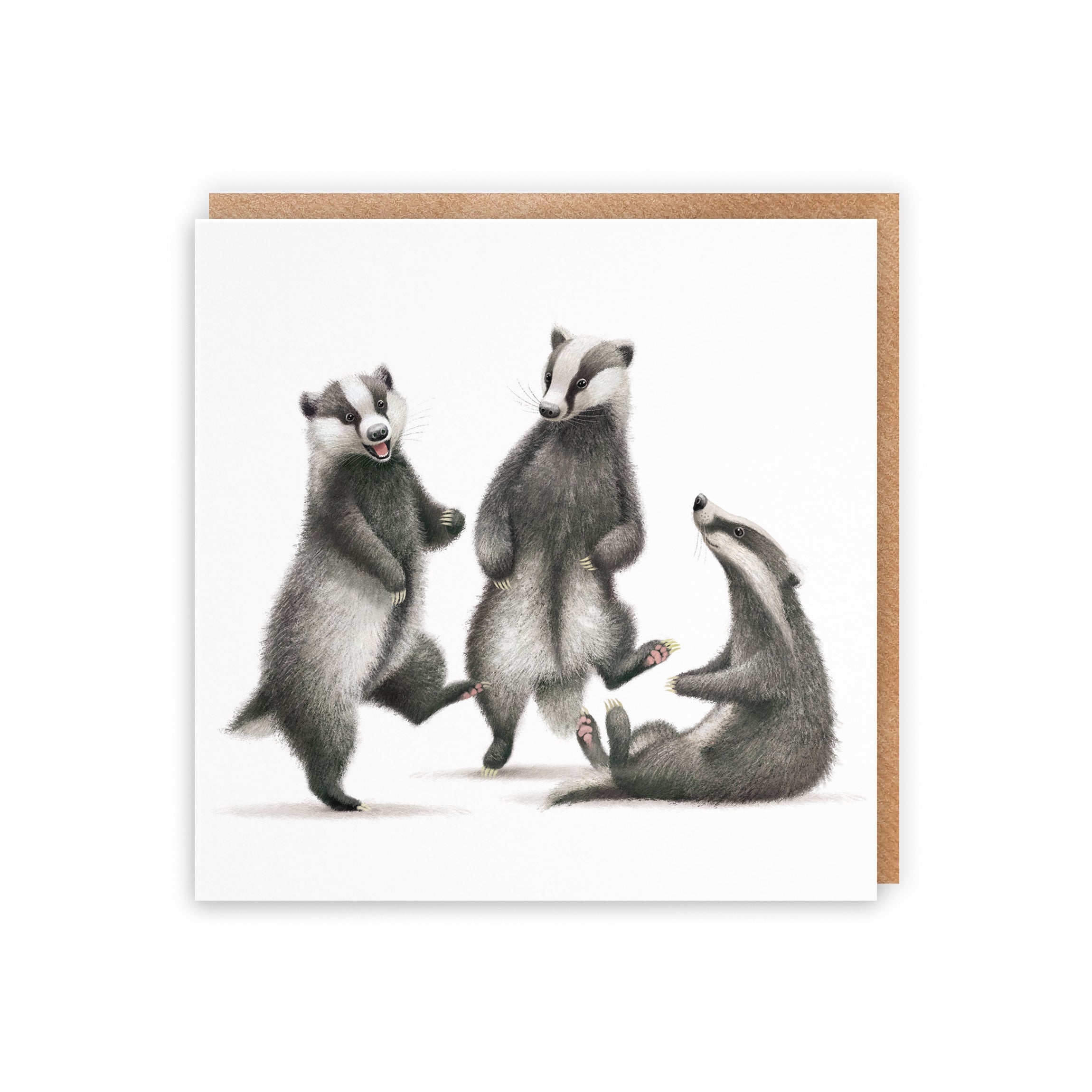 Badgers Blank Card Milo's Gallery - Default Title (B0CRY5PTJF)