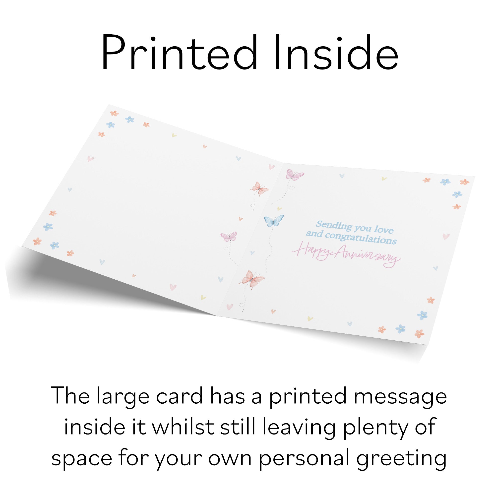 Large Sister & Brother-in-Law 40th Anniversary Card Romantic Meadows - Default Title (B0CXY7B1L5)
