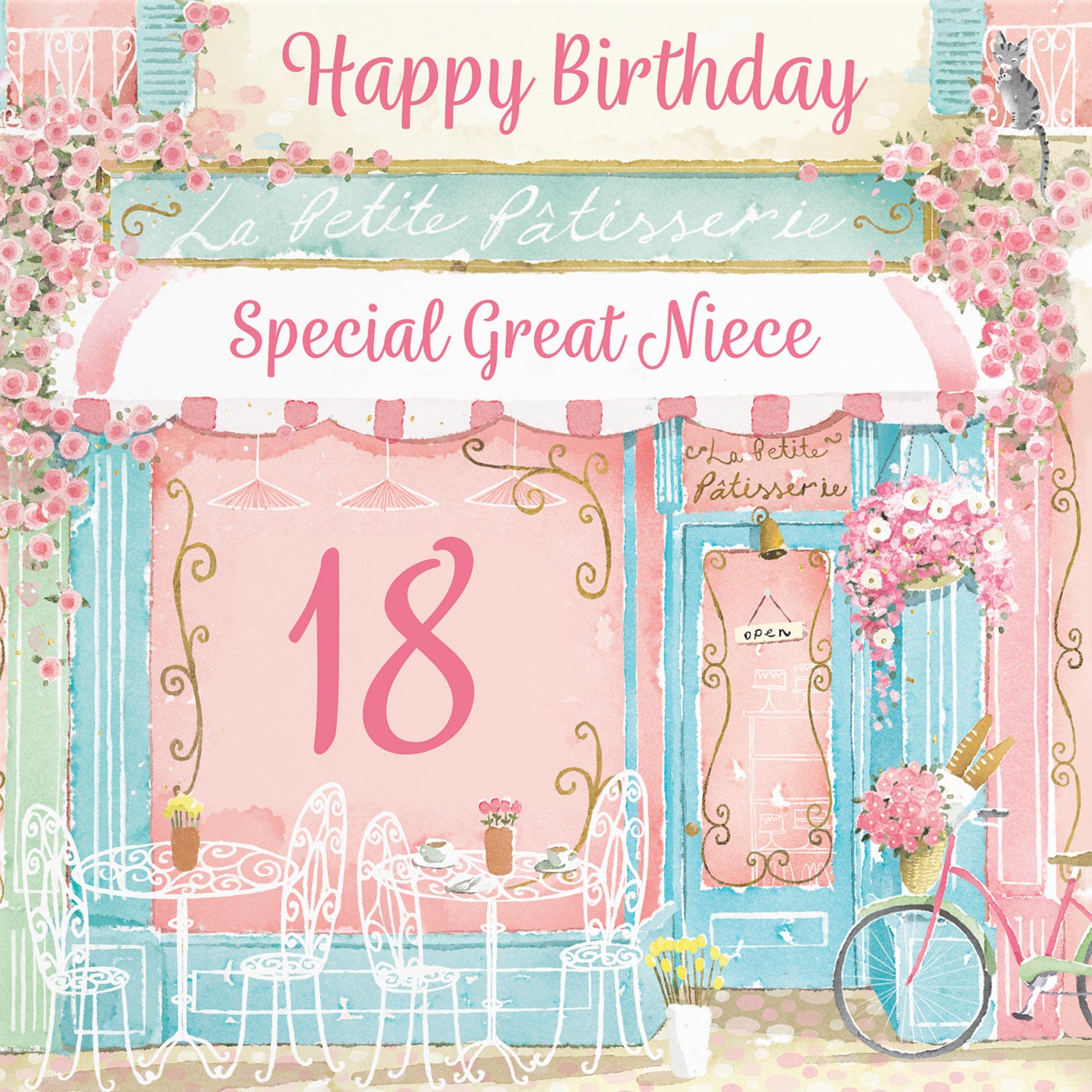 18th Great Niece La Petite Patisserie Birthday Card Milo's Gallery - Default Title (B0DFMWYZ9Z)