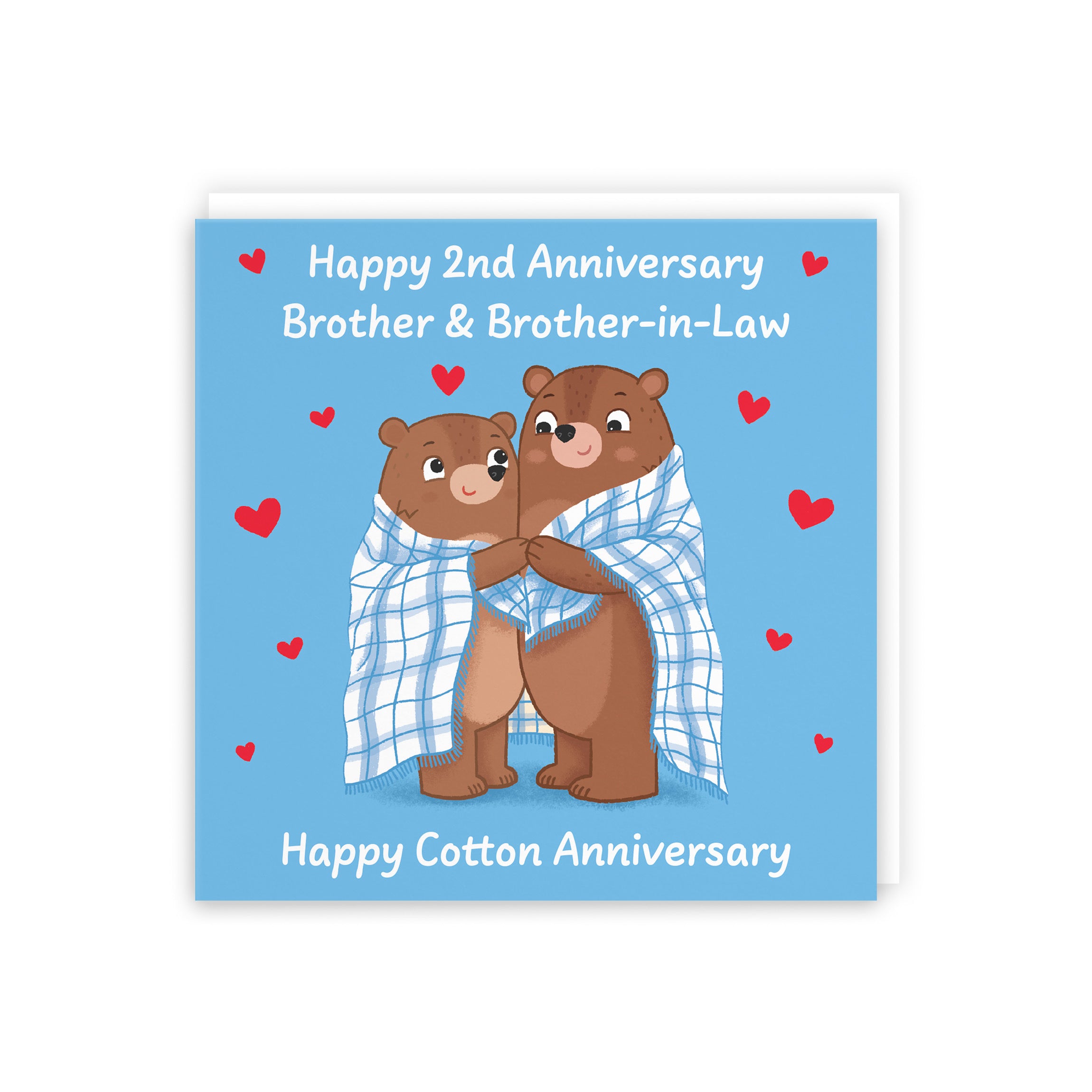 2nd Brother And Brother In Law Anniversary Card Love Story - Default Title (B0DHW82KCW)
