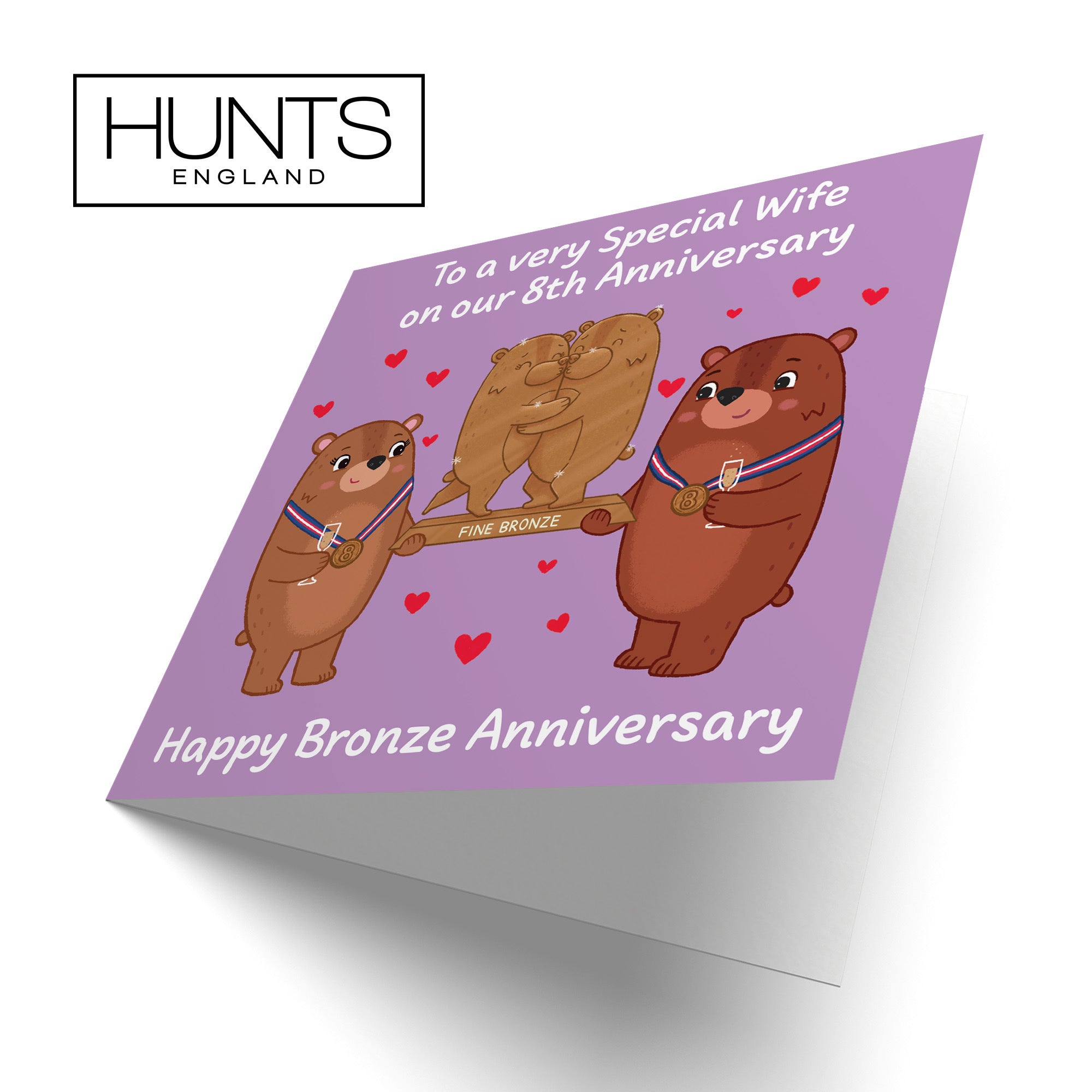 8th Wife Anniversary Card Love Story - Default Title (B0DHW8X19F)