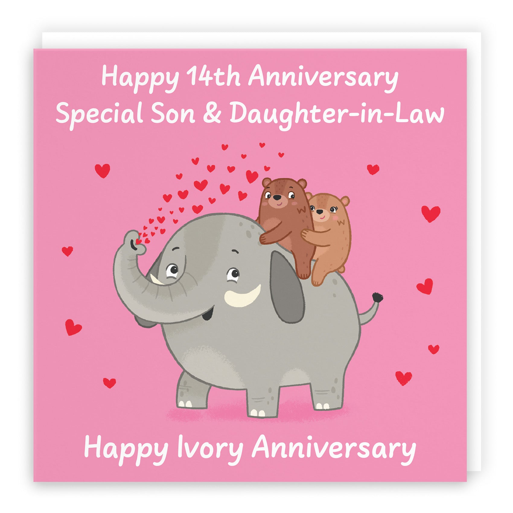 15th Son And Daughter In Law Anniversary Card Love Story - Default Title (B0DHW92DGN)