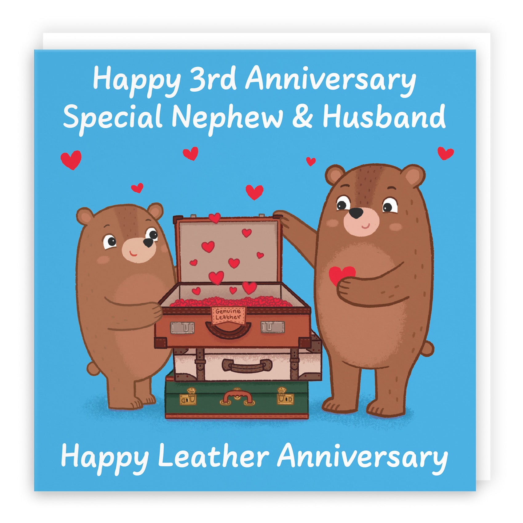3rd Nephew And Husband Anniversary Card Love Story - Default Title (B0DHW9B11Q)