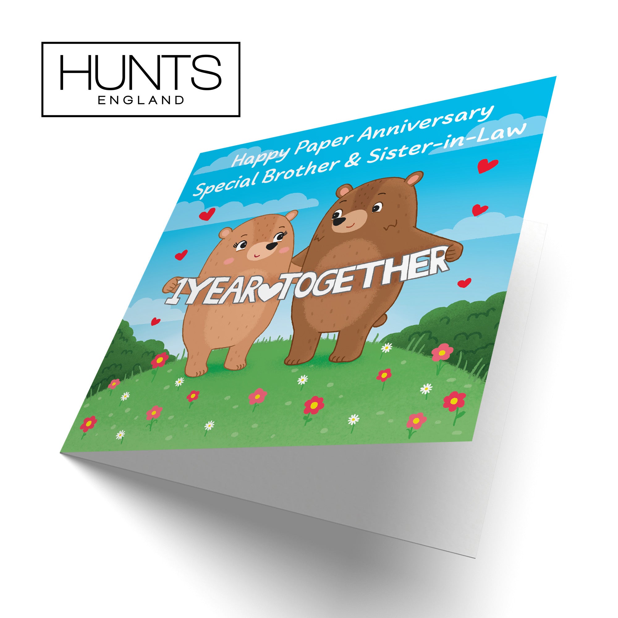 1st Brother And Sister In Law Anniversary Card Love Story - Default Title (B0DHW9XBXX)