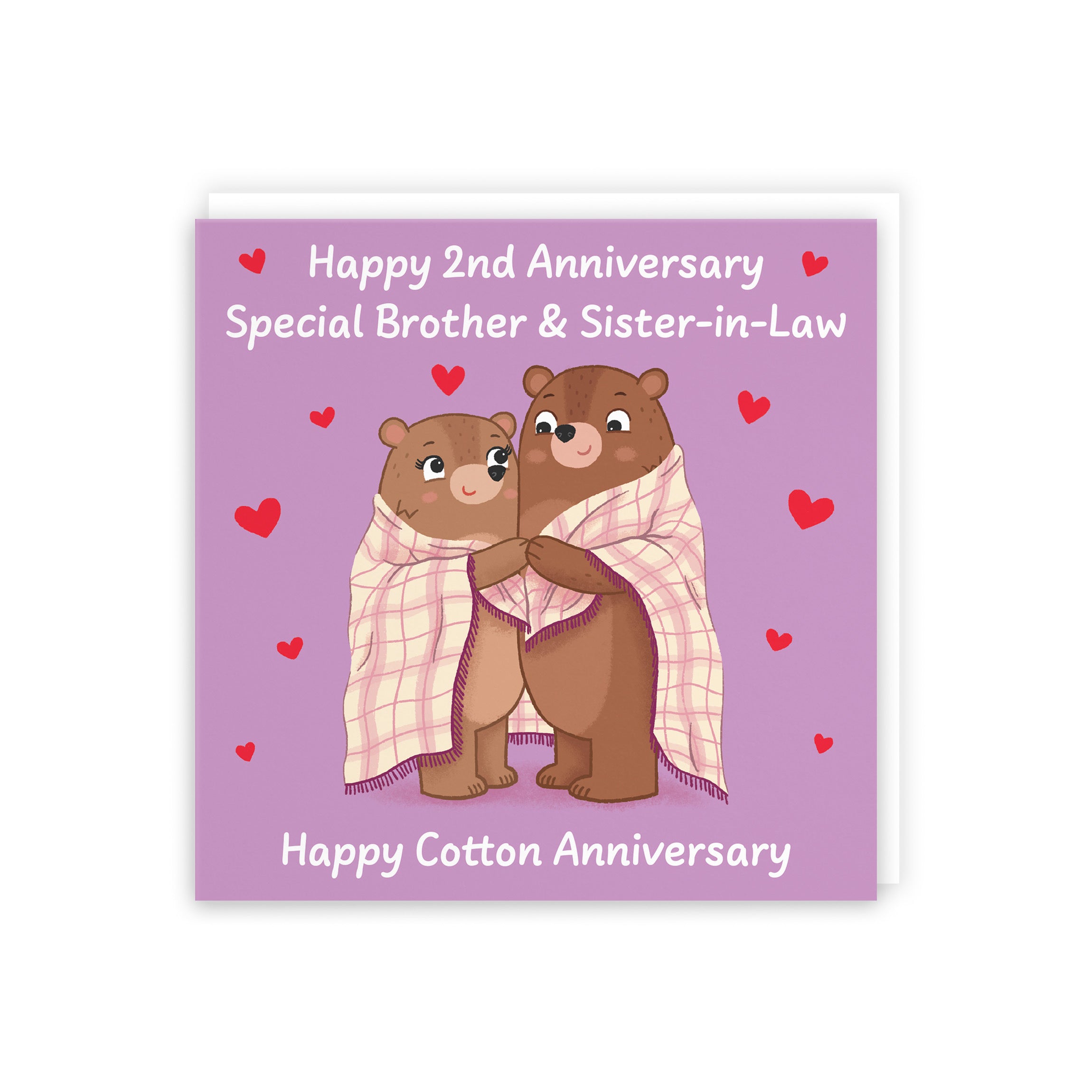 2nd Brother And Sister In Law Anniversary Card Love Story - Default Title (B0DHWB96TJ)