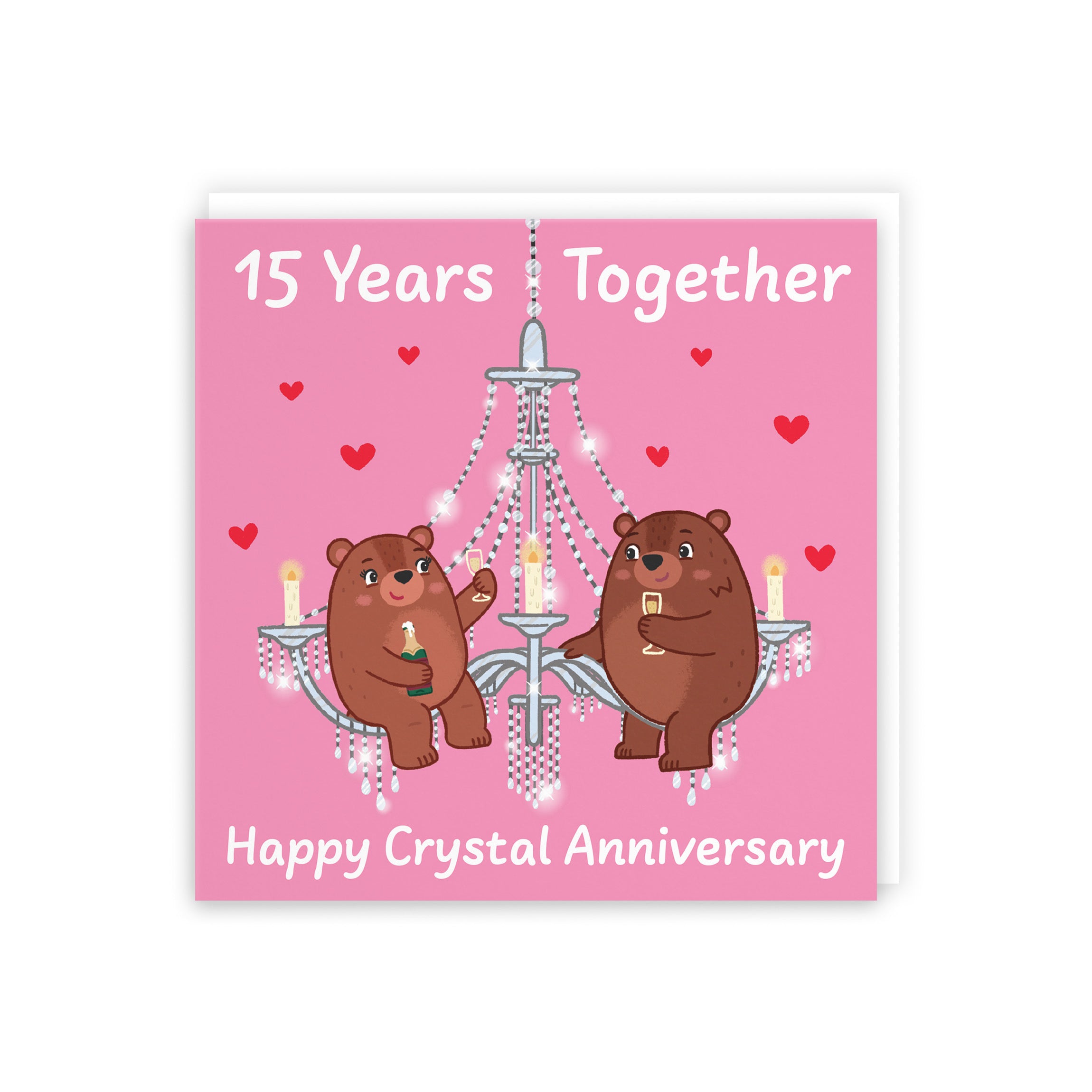 15th Anniversary Card Love Story - Default Title (B0DHWB9PDR)