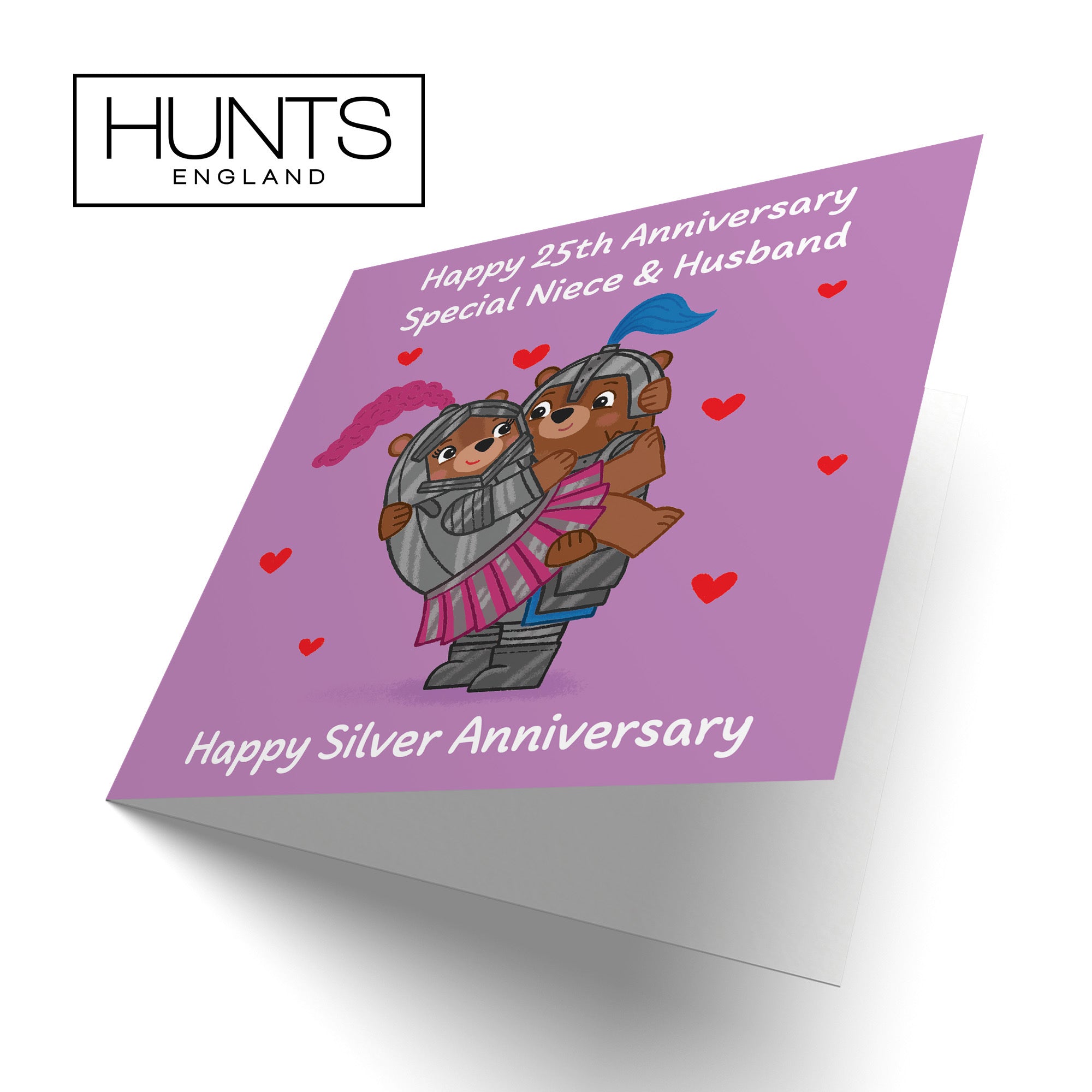 25th Niece And Husband Anniversary Card Love Story - Default Title (B0DHWBHHKL)