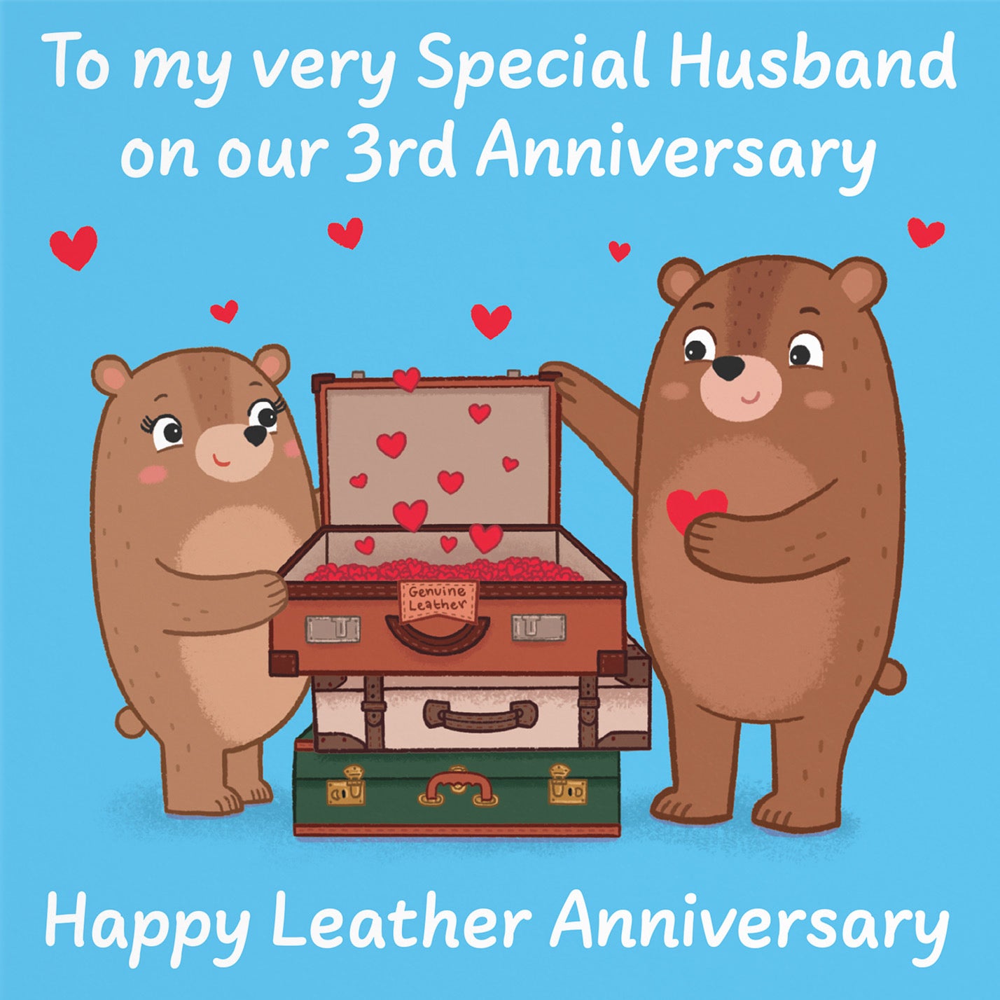 3rd Husband Anniversary Card Love Story - Default Title (B0DHWBZWZC)