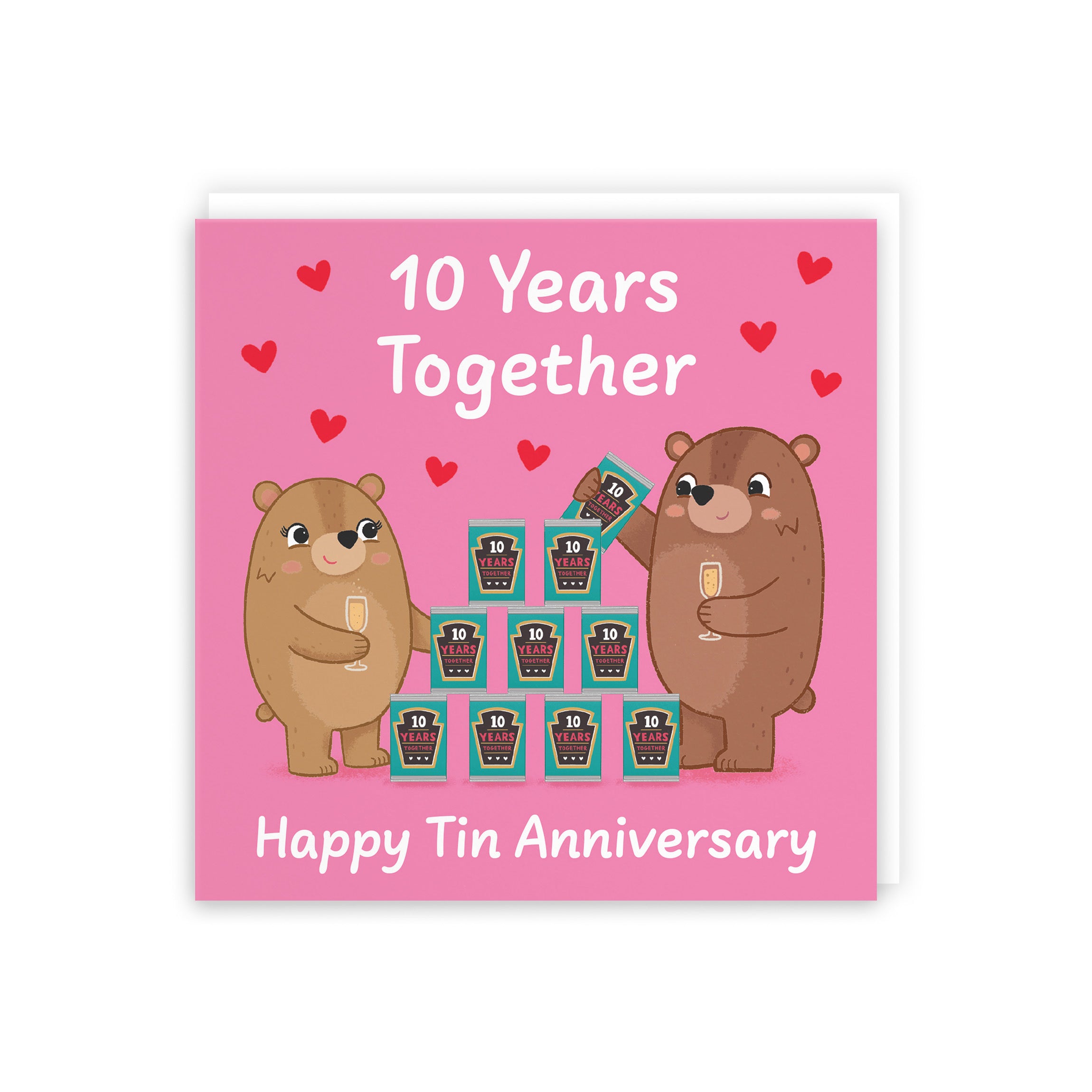 10th Anniversary Card Love Story - Default Title (B0DHWC4G2P)
