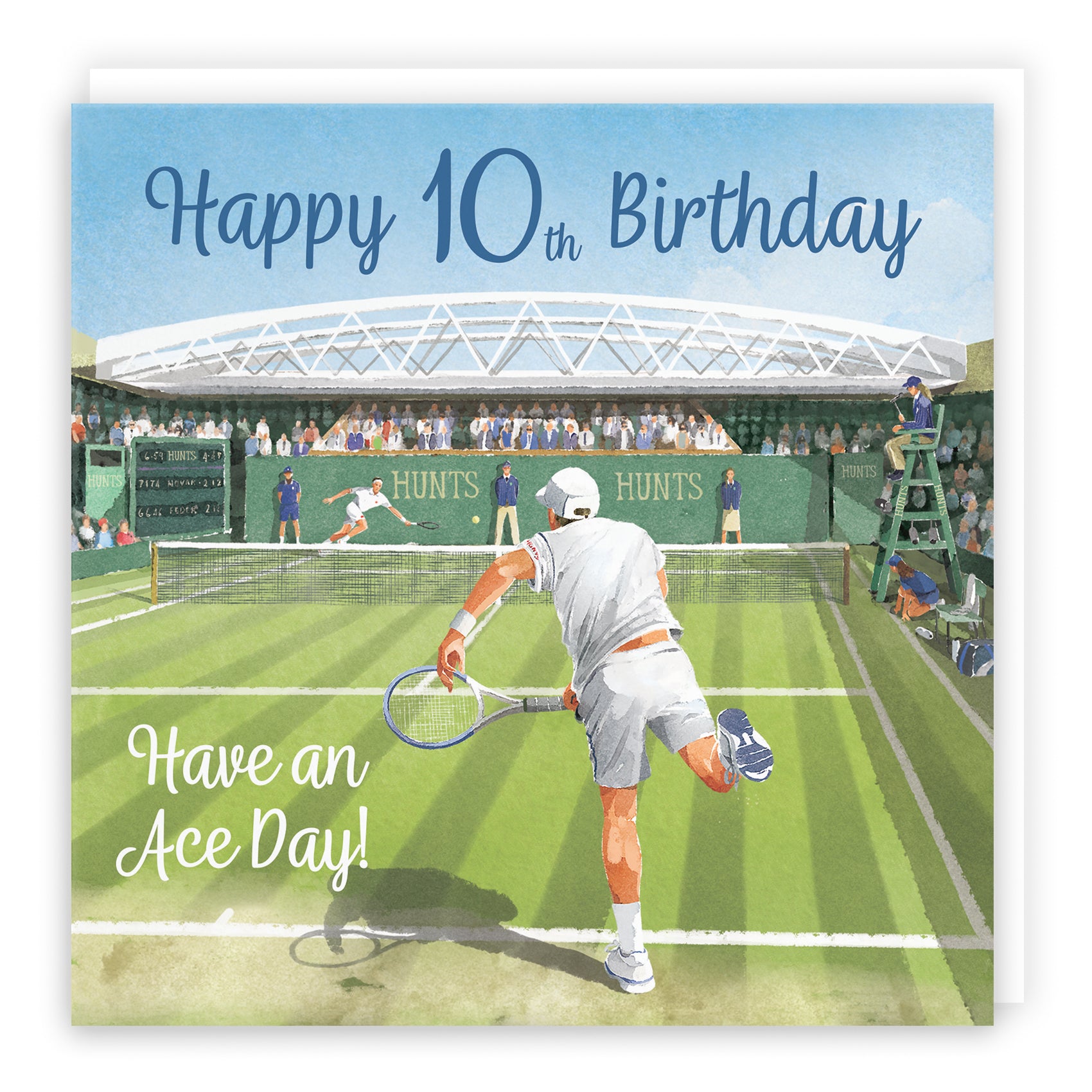 10th Tennis Birthday Card For Him Milo's Gallery