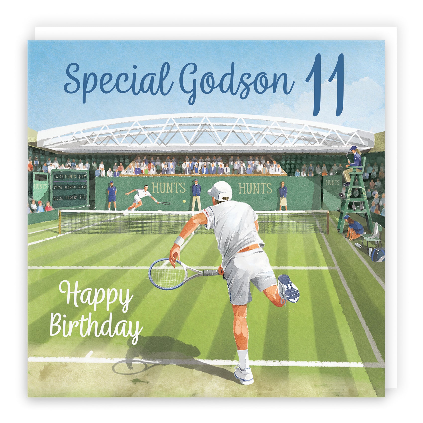 11th Godson Tennis Birthday Card Milo's Gallery