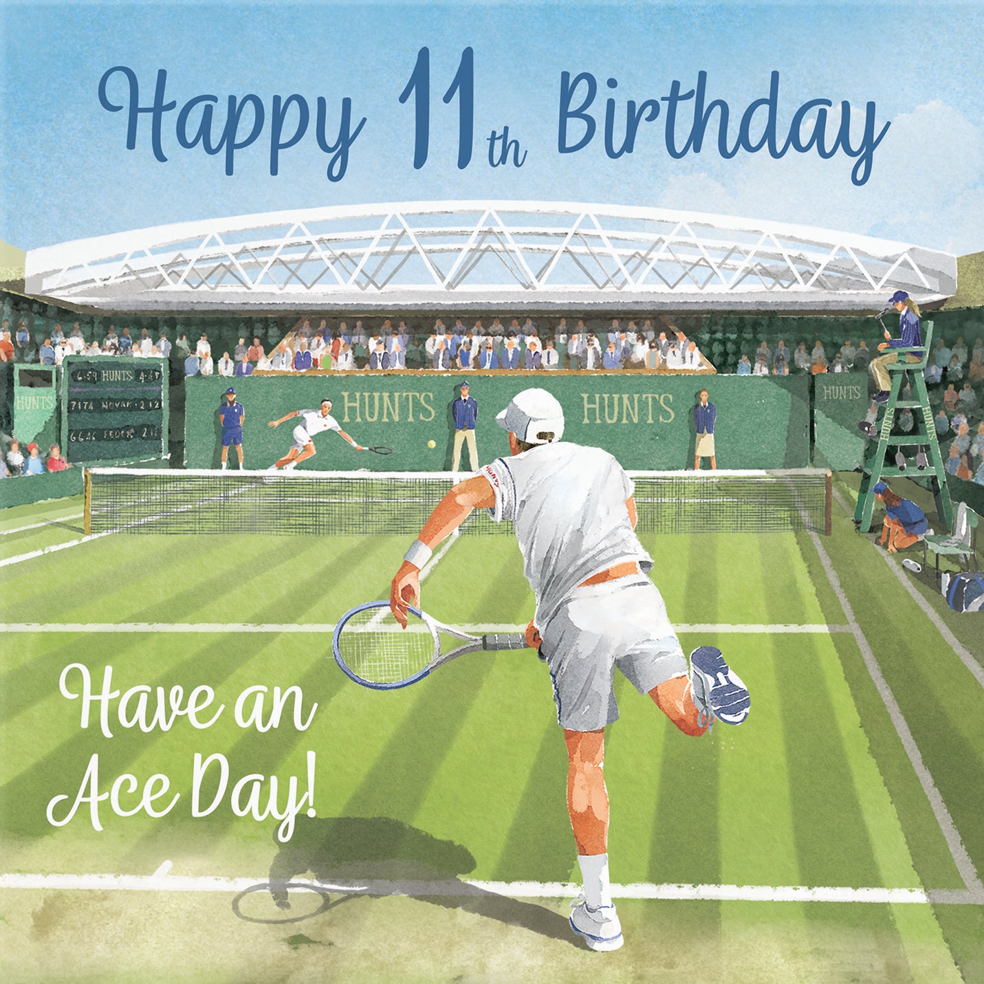 11th Tennis Birthday Card For Him Milo's Gallery